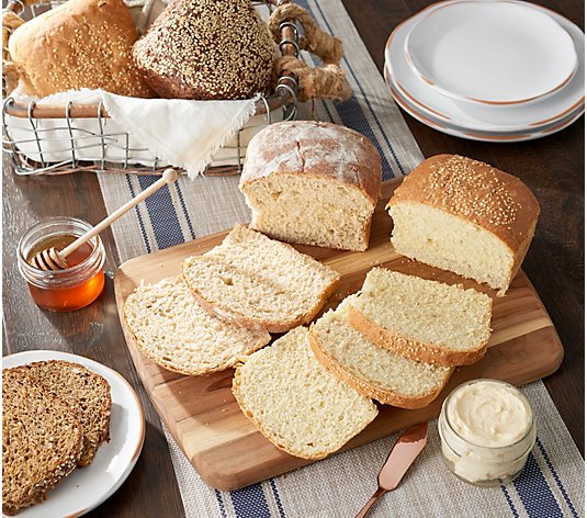 Bread & Bread (6) 11-oz Loaves Specialty Crafted Bread