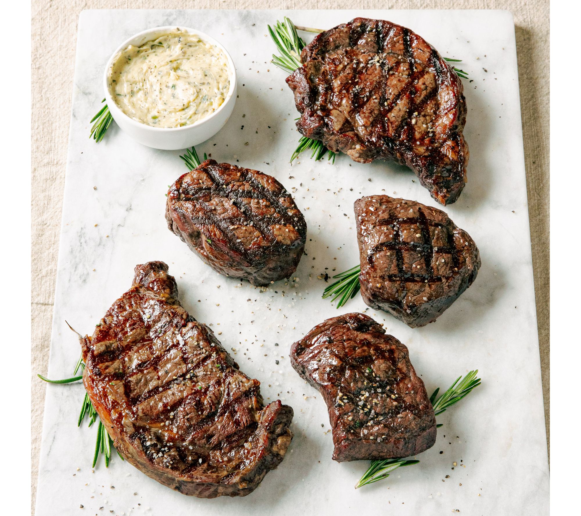 Rastelli's 8-pc Filet, Sirloin, & Ribeye SteakSampler Pack