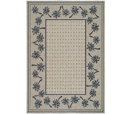 Safavieh Courtyard Teardrop Polypropylene 2'7"5' Rug