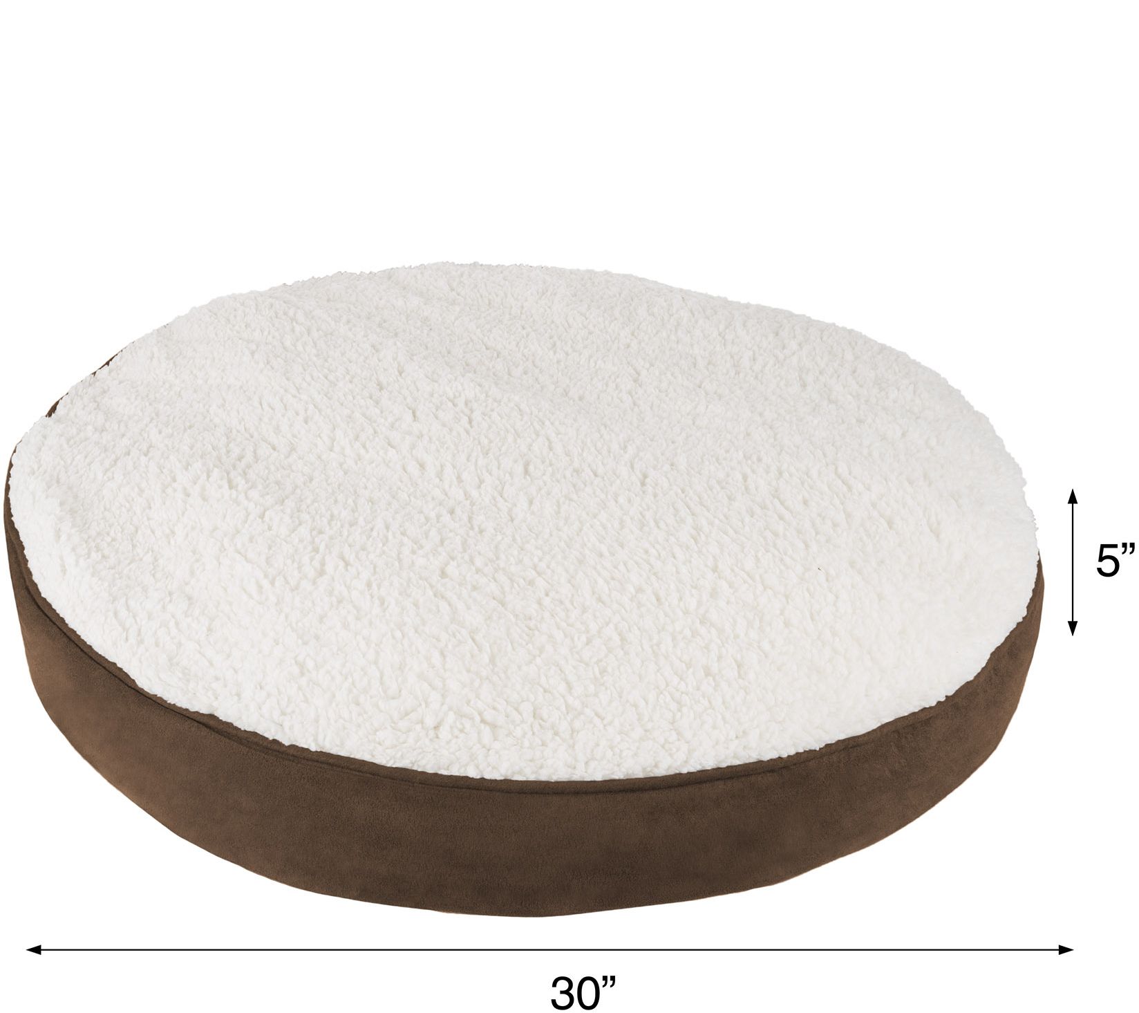 Petmaker Round Memory Foam Pet Bed Medium