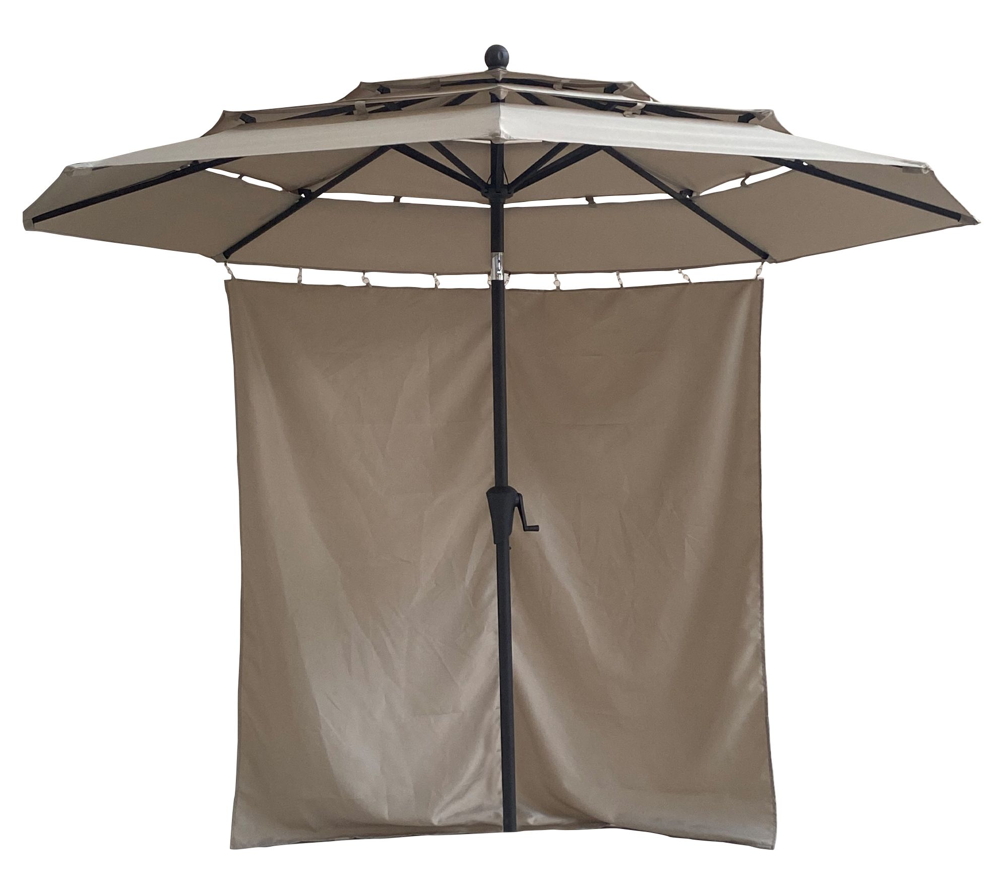 "As Is" ATLeisure 2pc Clip-on Screen for Patio Umbrellas