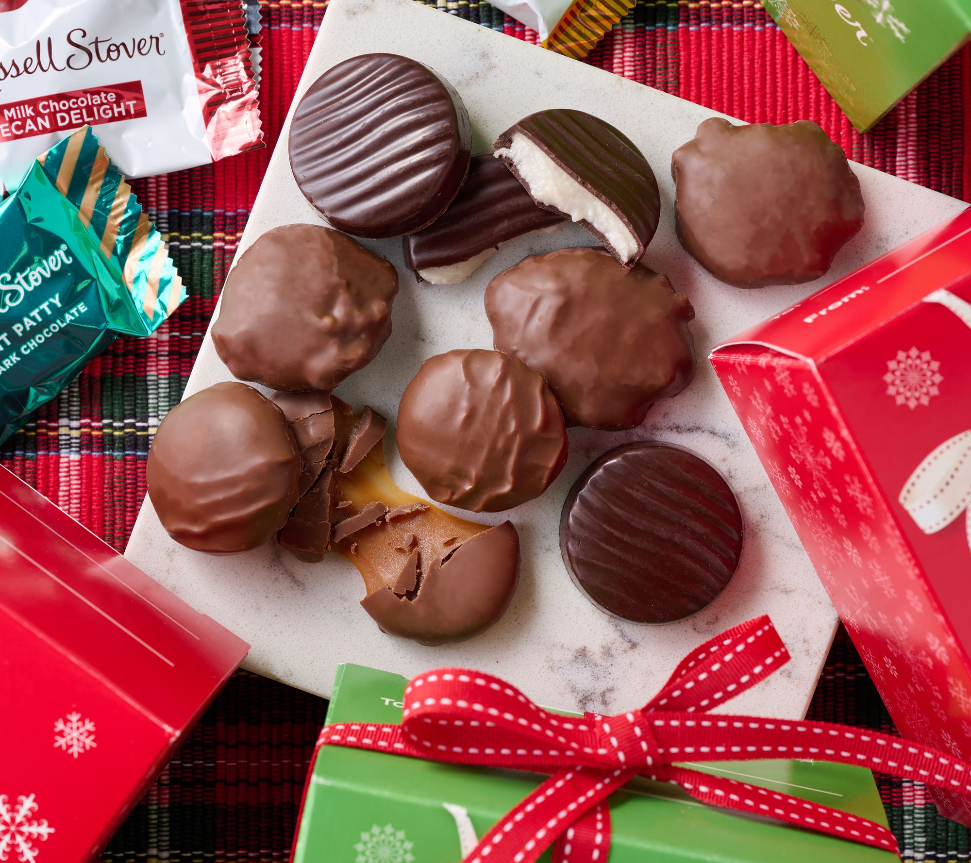 SH12/8 Russell Stover 56pc Chocolates with 8 DIY Holiday Gift Boxes
