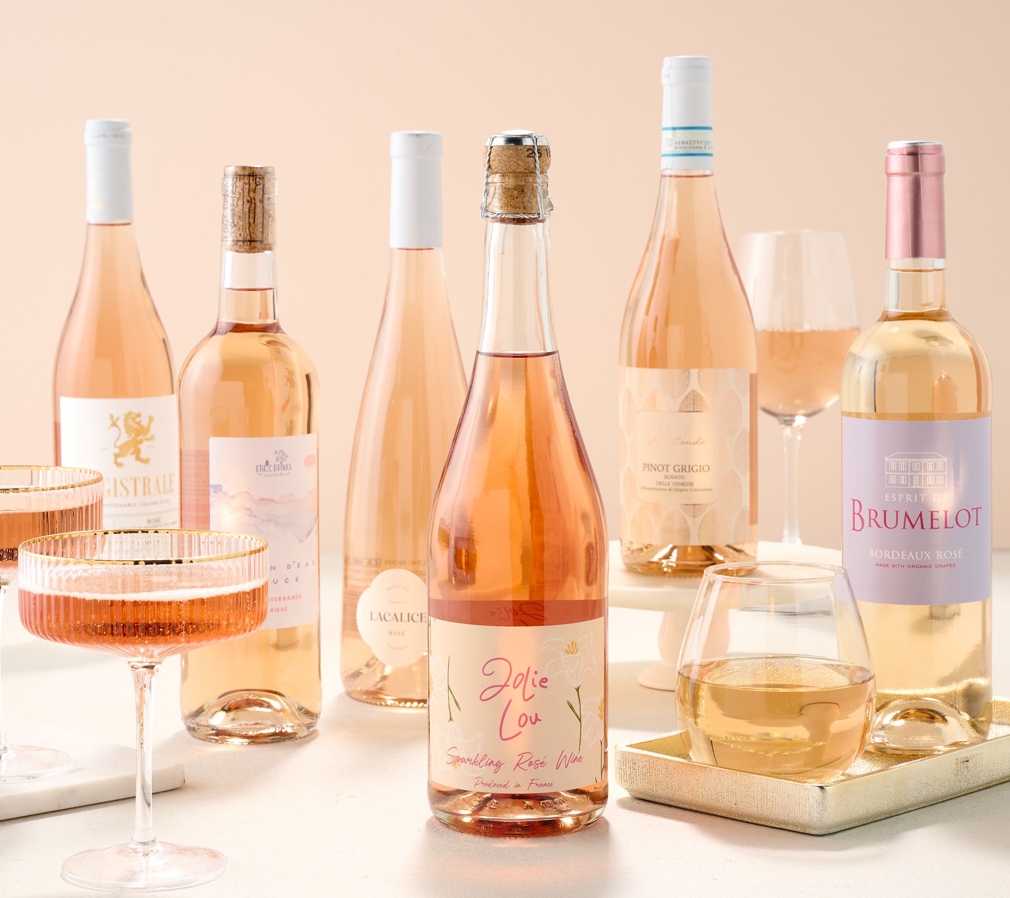  Hemispheres 6 or 12 Bottles Rose All Day Wine Collection - M142568