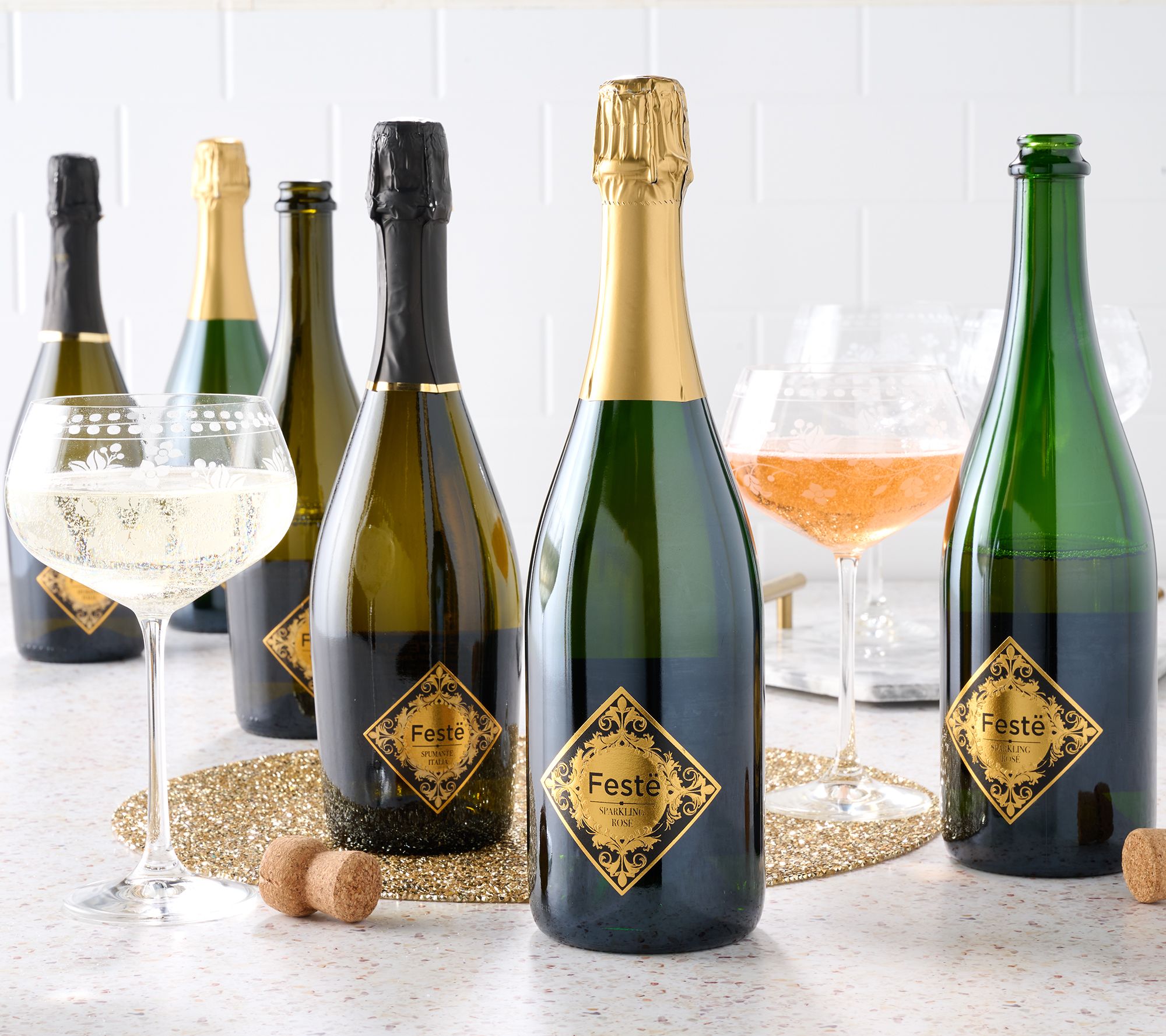 Vino Voyage (6) 750ml Btls Feste Sparkling Wine Set