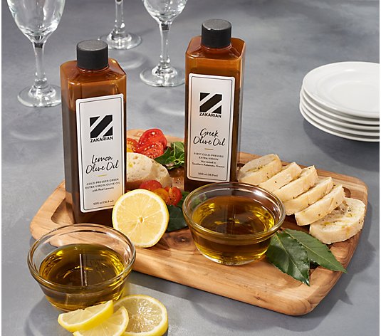 Geoffrey Zakarian (2) 500ml Bottle Olive Oil Set