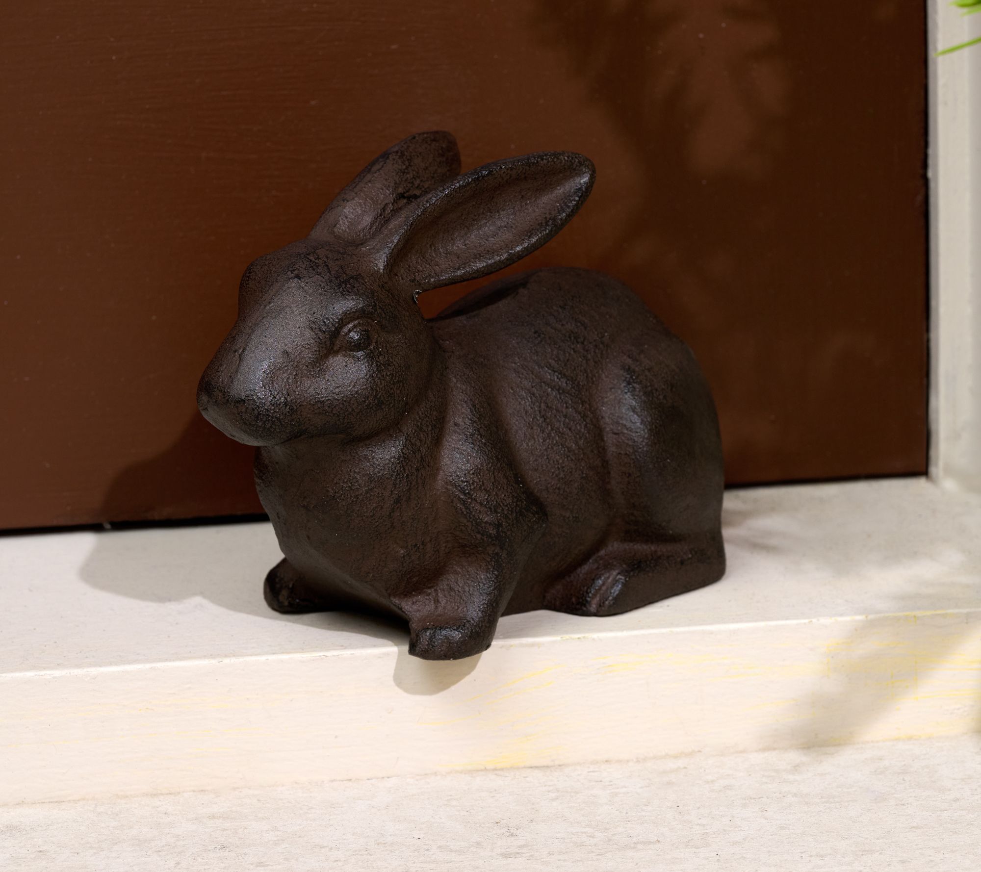 "As Is" Martha Stewart Rabbit Iron Door Stopper
