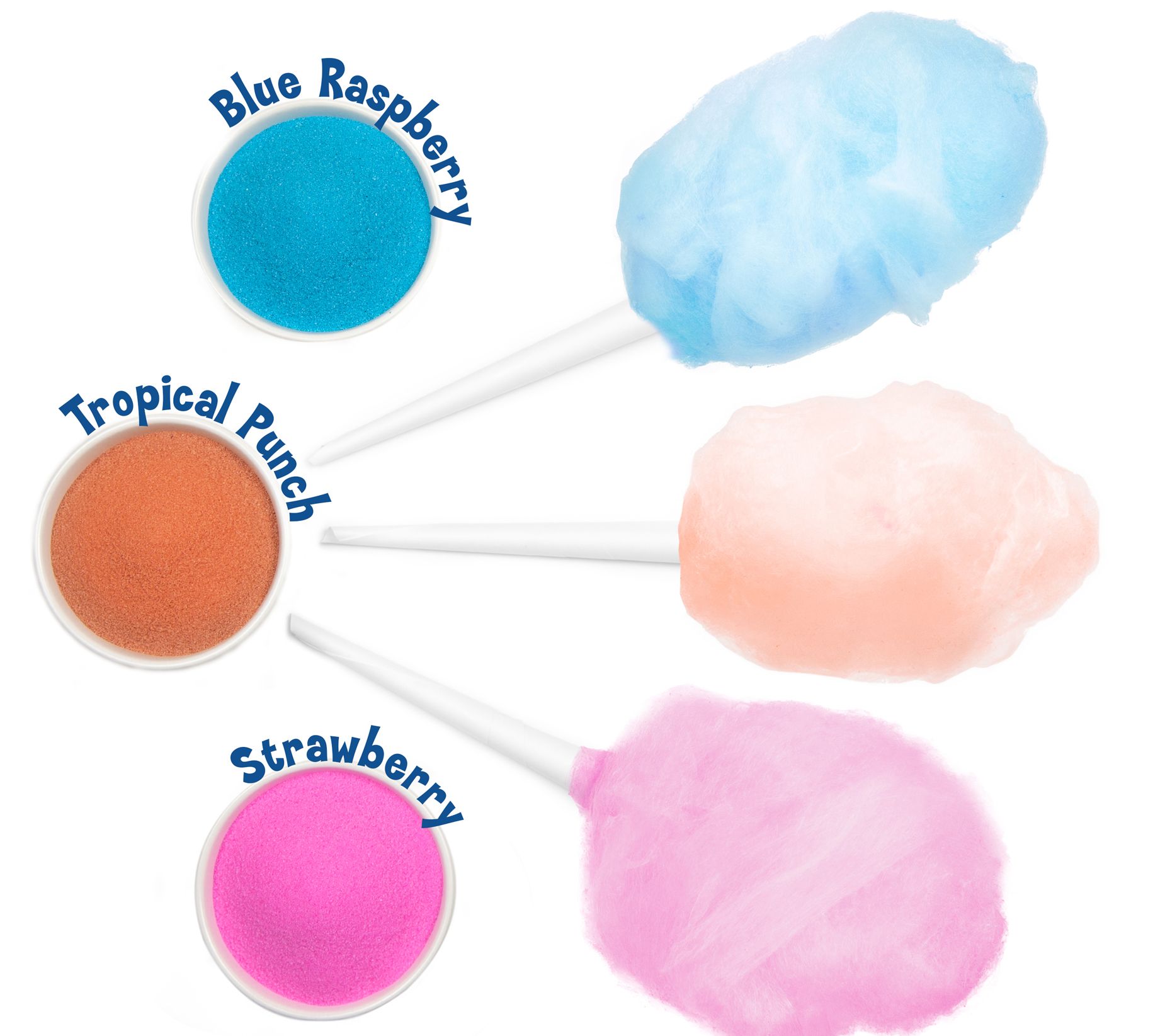 KoolAid 3pk Cotton Candy Flossing Sugar