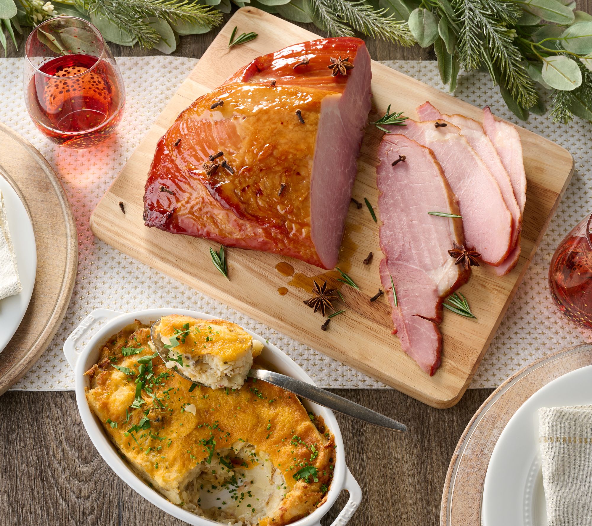 Kansas City Steak Co. 4.1-lb Boneless Ham & Casserole