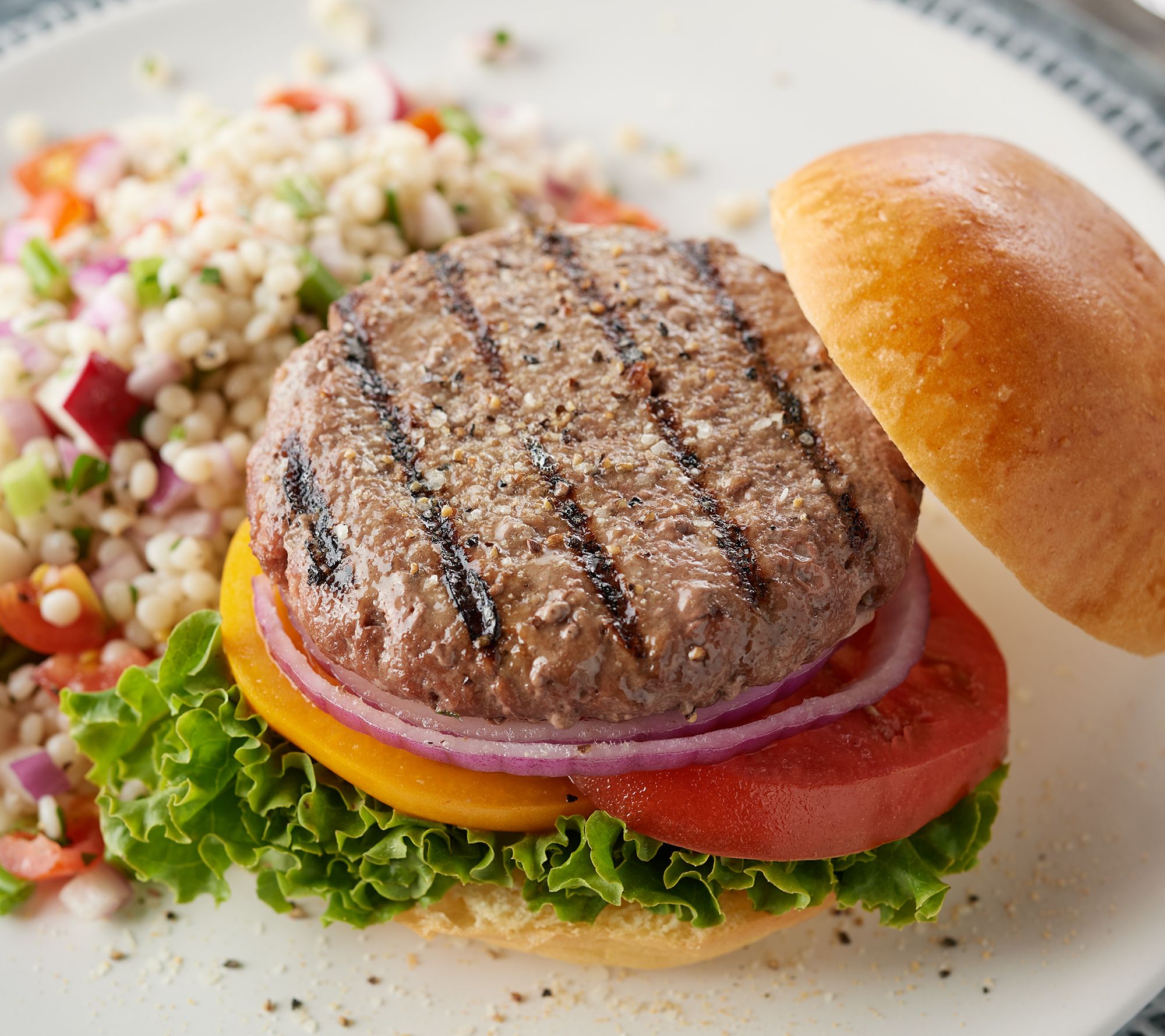 Rastelli's (12) or (24) 5-oz Triple Blend Beef Burgers