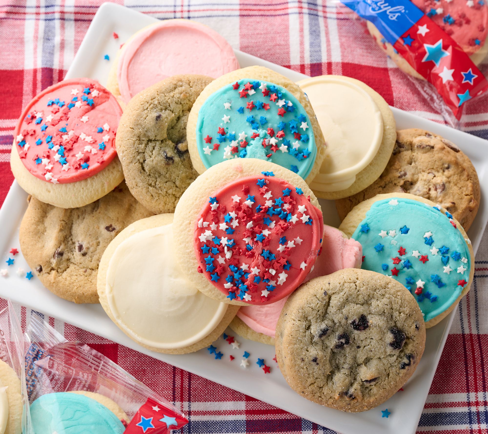 Cheryl's 24 Piece Patriotic Cookie Assortment