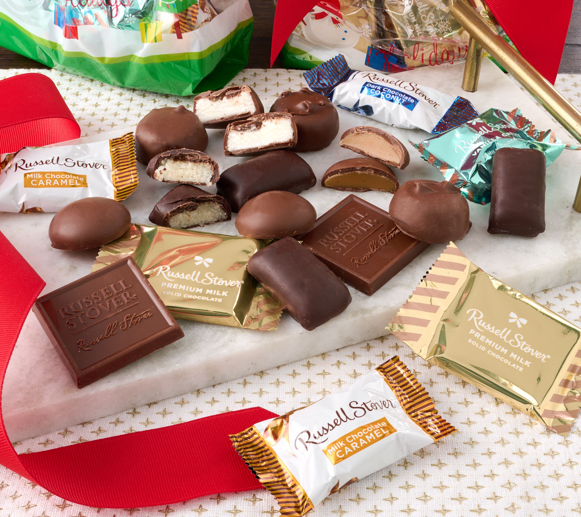 Russell Stover (3) Bags Individually Wrapped Holiday
