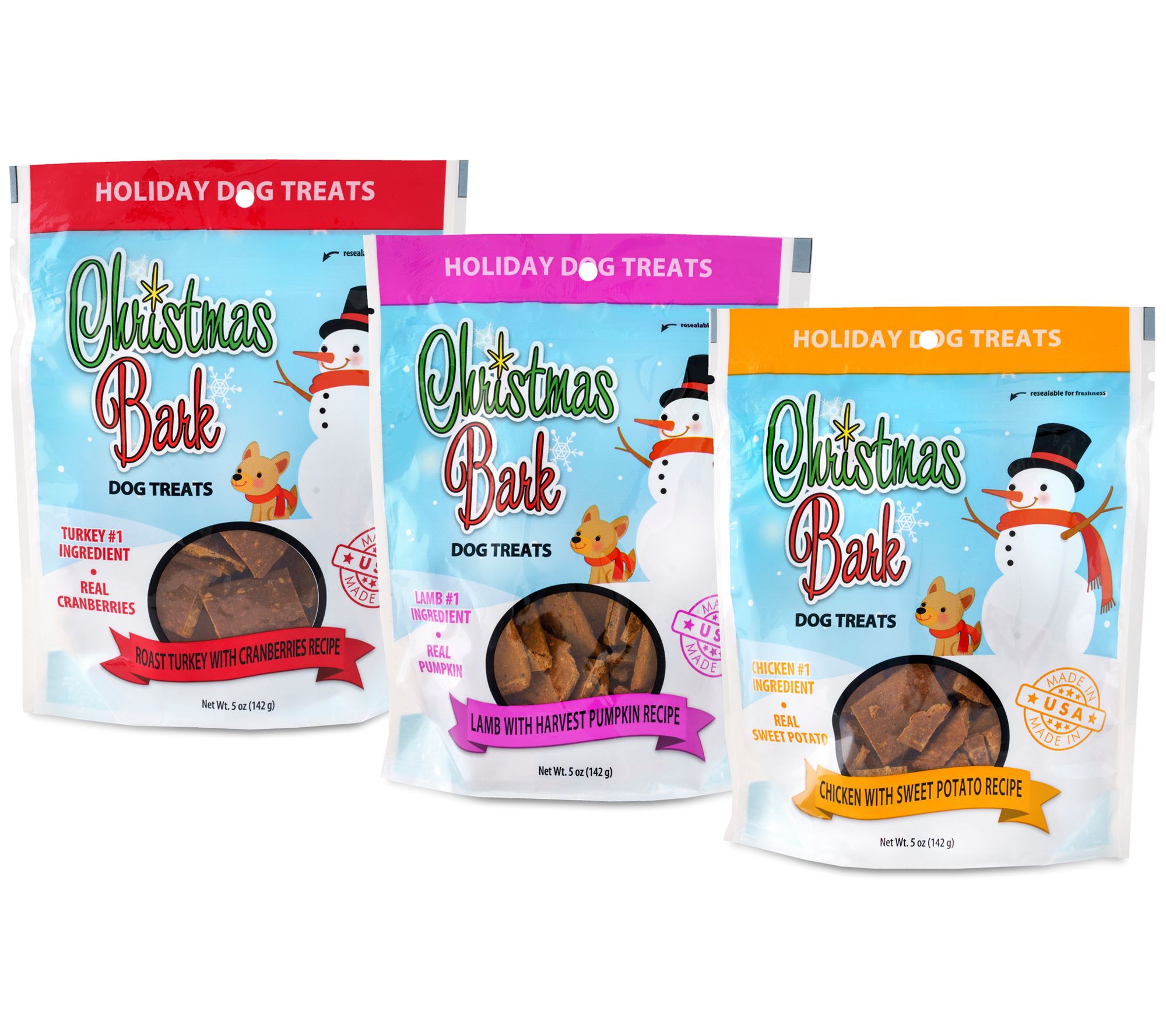 Winter bark shop dog treats