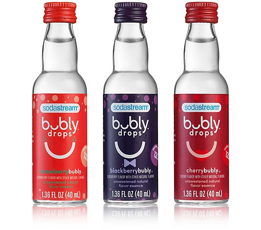 SodaStream Variety 3-Pack Berry Bliss Bubly