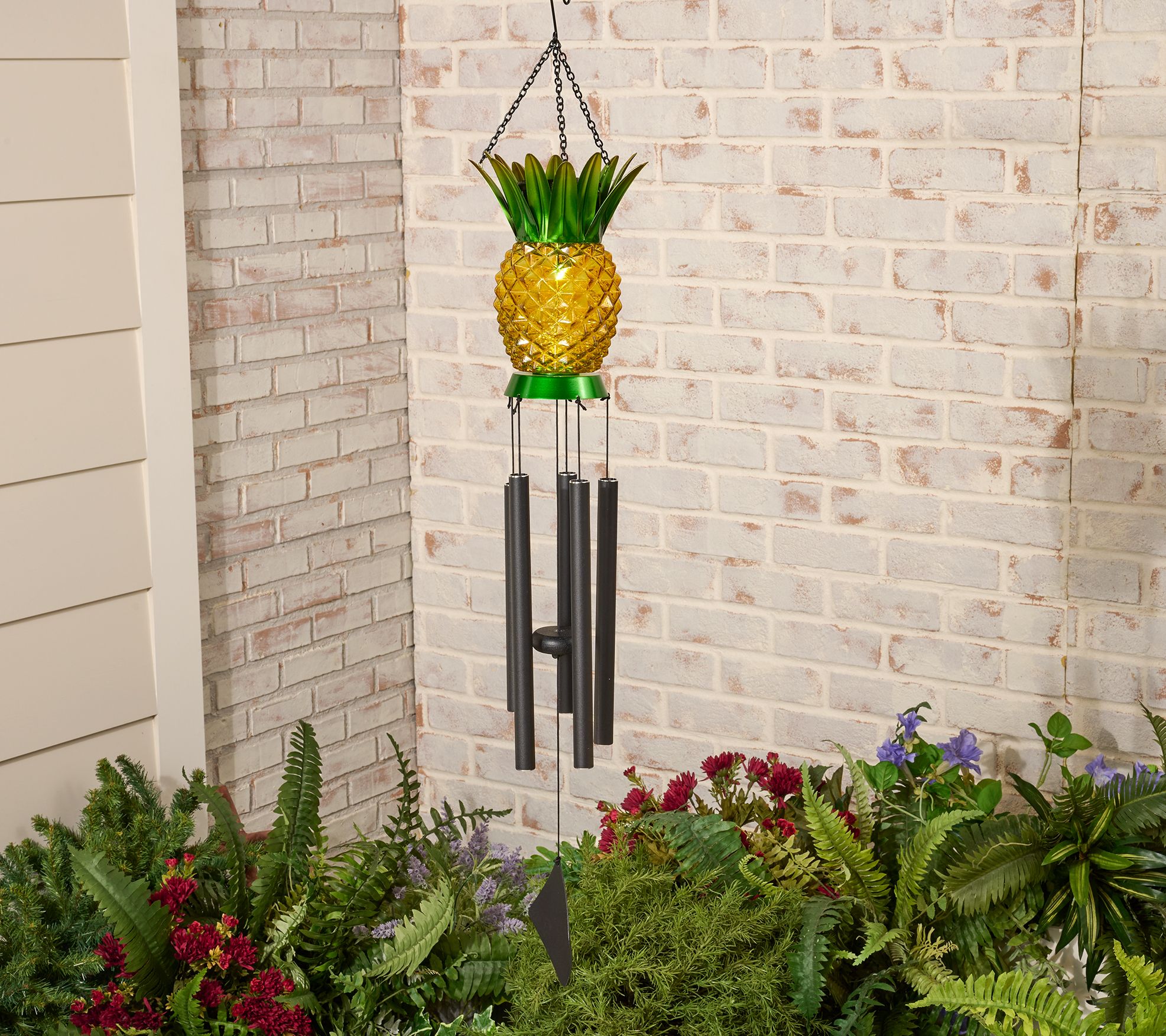 Home2Garden 40" Solar Pineapple Windchime