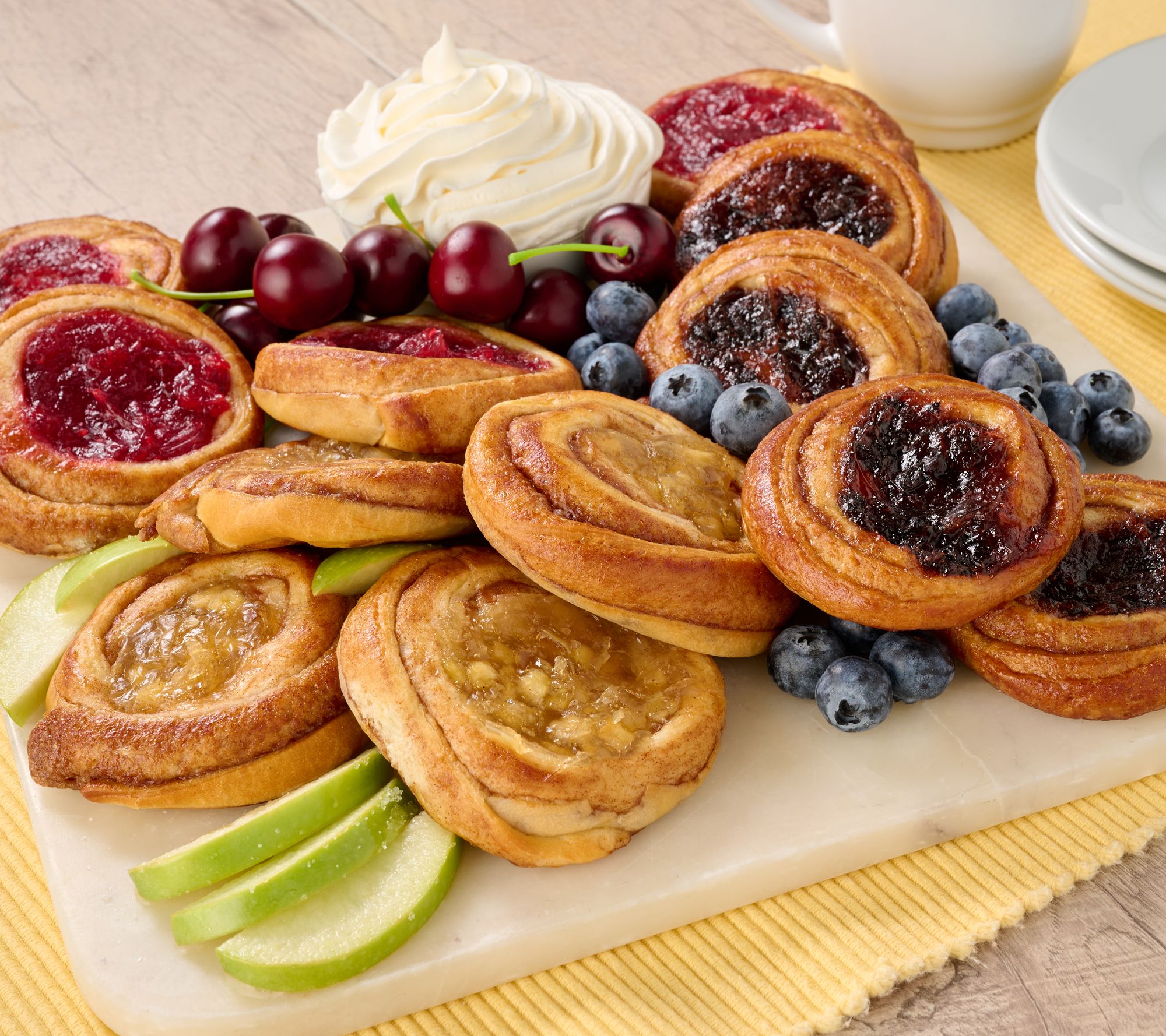 Dulcet (12) 2oz Fruit Filled Danishes in Gift Box