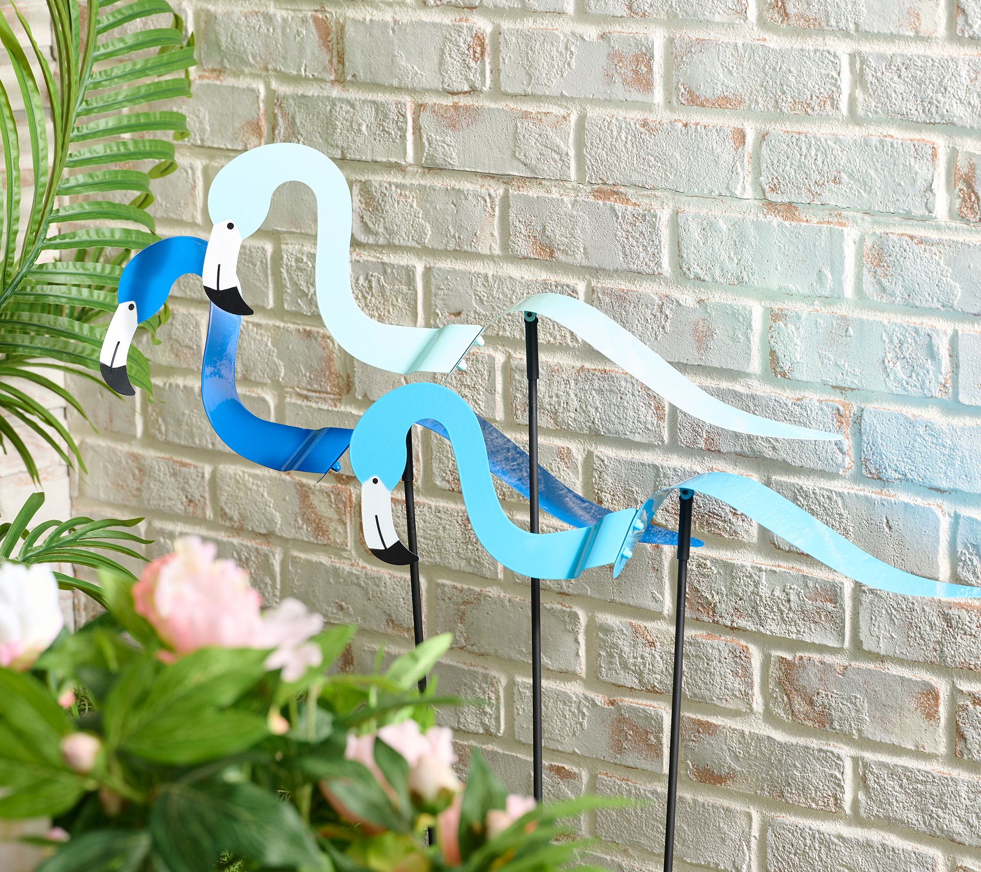 Home2Garden Set of 3 Flamingo Balancer Stakes