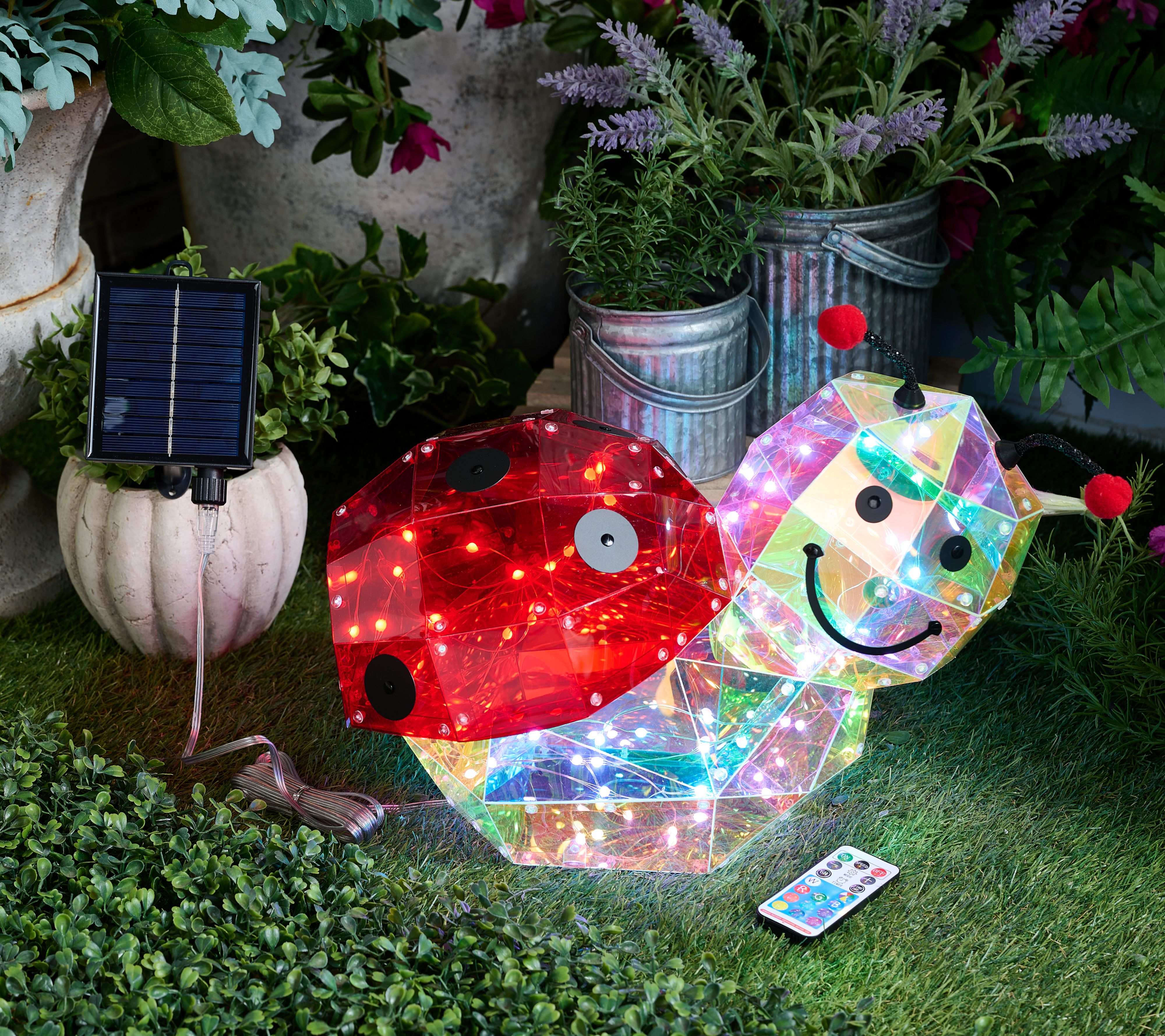 "As Is" Jennings Solar Holographic Garden Friend with Remote
