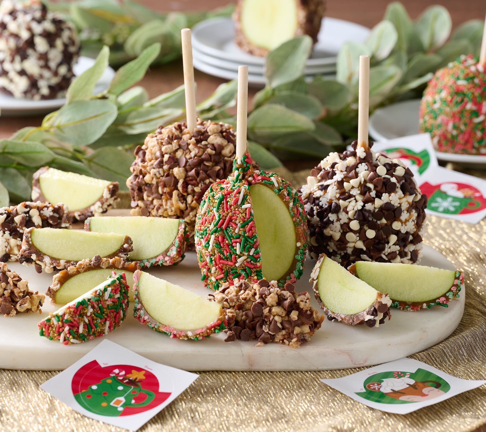 Mrs. Prindables 9pc Individual Cozy Holiday Apple Assortment