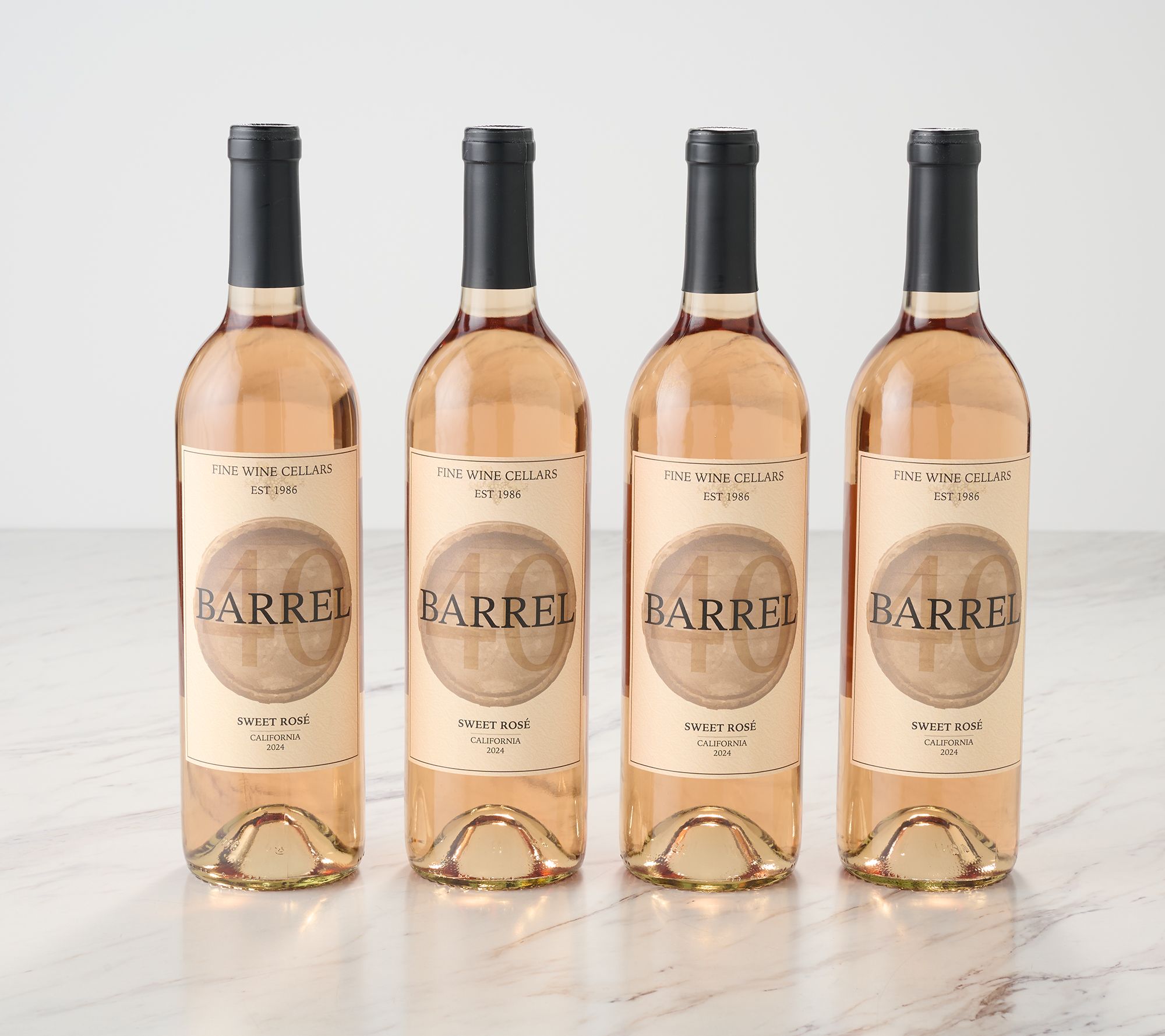 Corky's Barrel 40 Wines (4) 750-ml Bottle Set