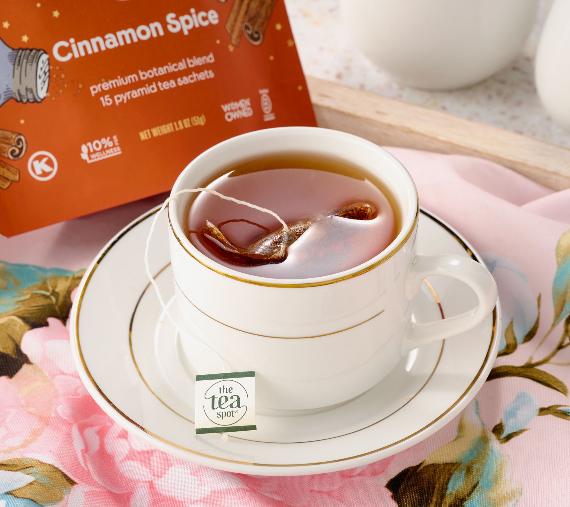 The Tea Spot 45 Whole Leaf Pyramid Tea Sachets Wellness Set