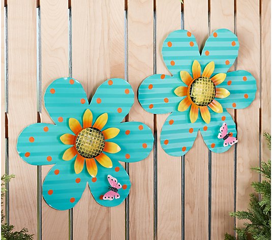Ultimate Innovations Set of Two Wall & Fence Flowers
