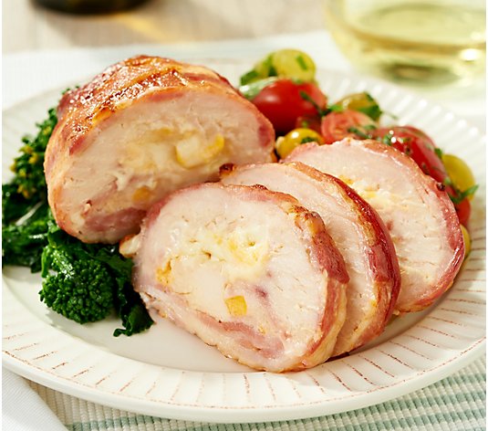 Family Farms (6) 14-oz Bacon Wrapped Stuffed Chicken Breasts
