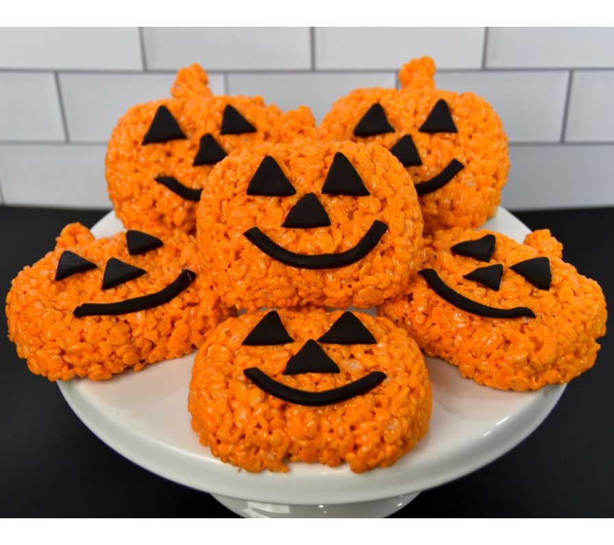 Creative Crispies 6pc Pumpkin Face Treats