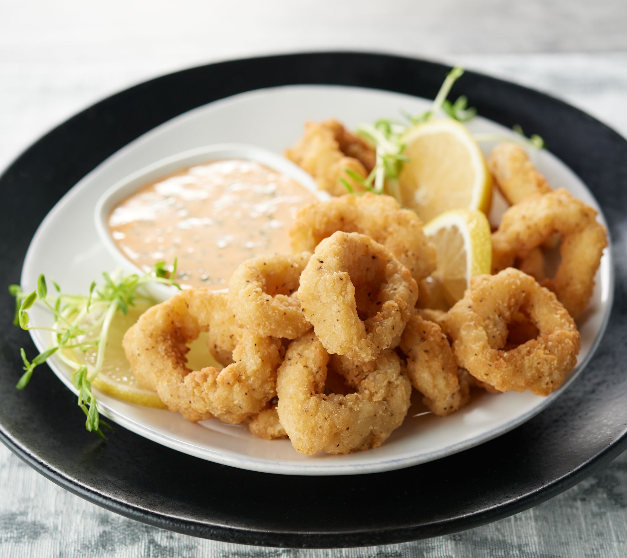 Bos'n Frozen Seafood Raw Giant Calamari Rings, Fully Cleaned And