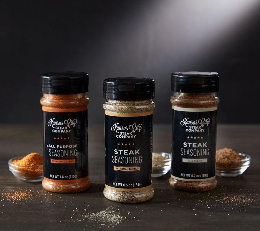 Kansas City Steak Co. Ultimate Flavor Trio Seasoning Pack