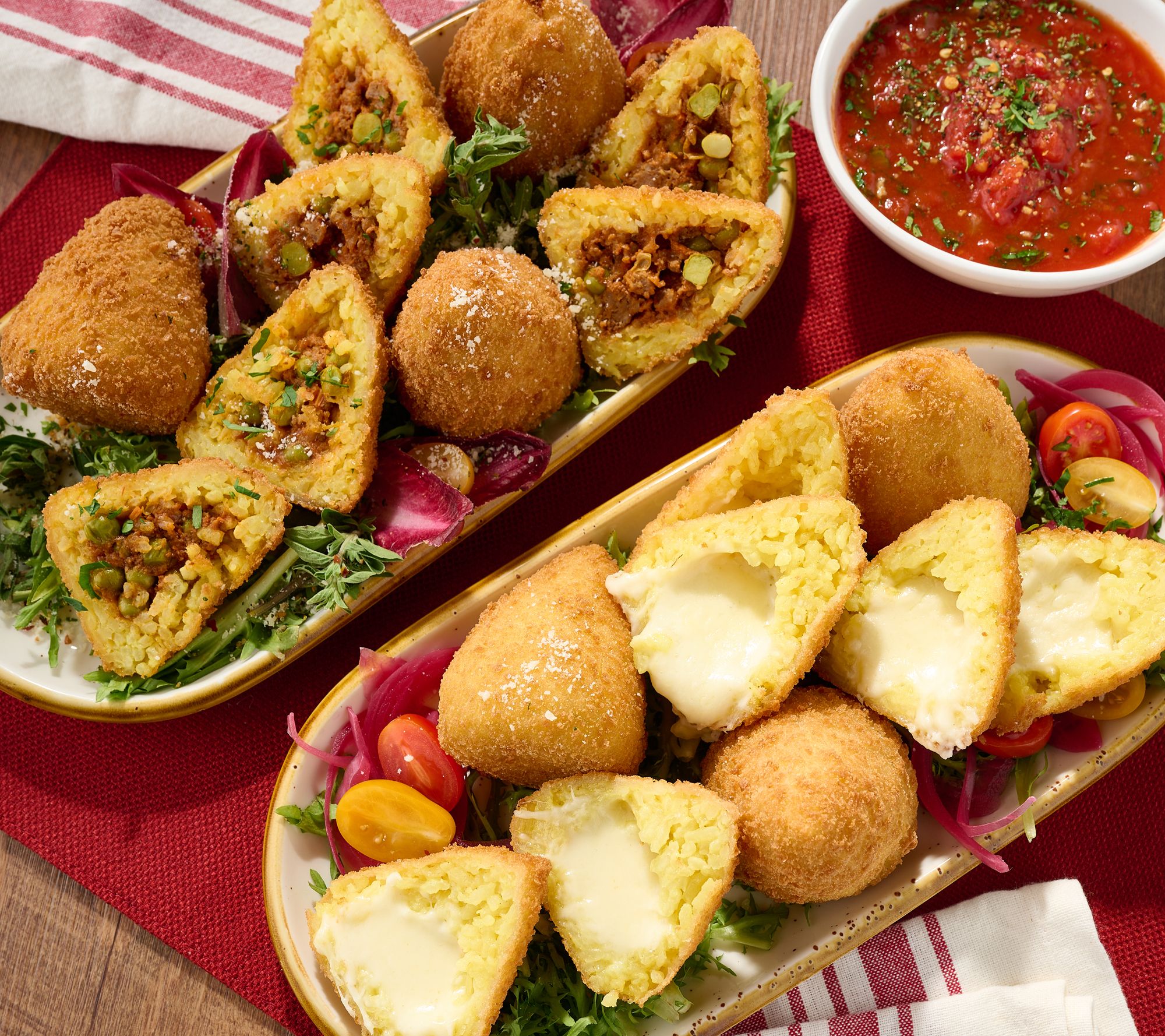 Taste of Italy (12) 4oz Flavored Cone Shaped Arancini