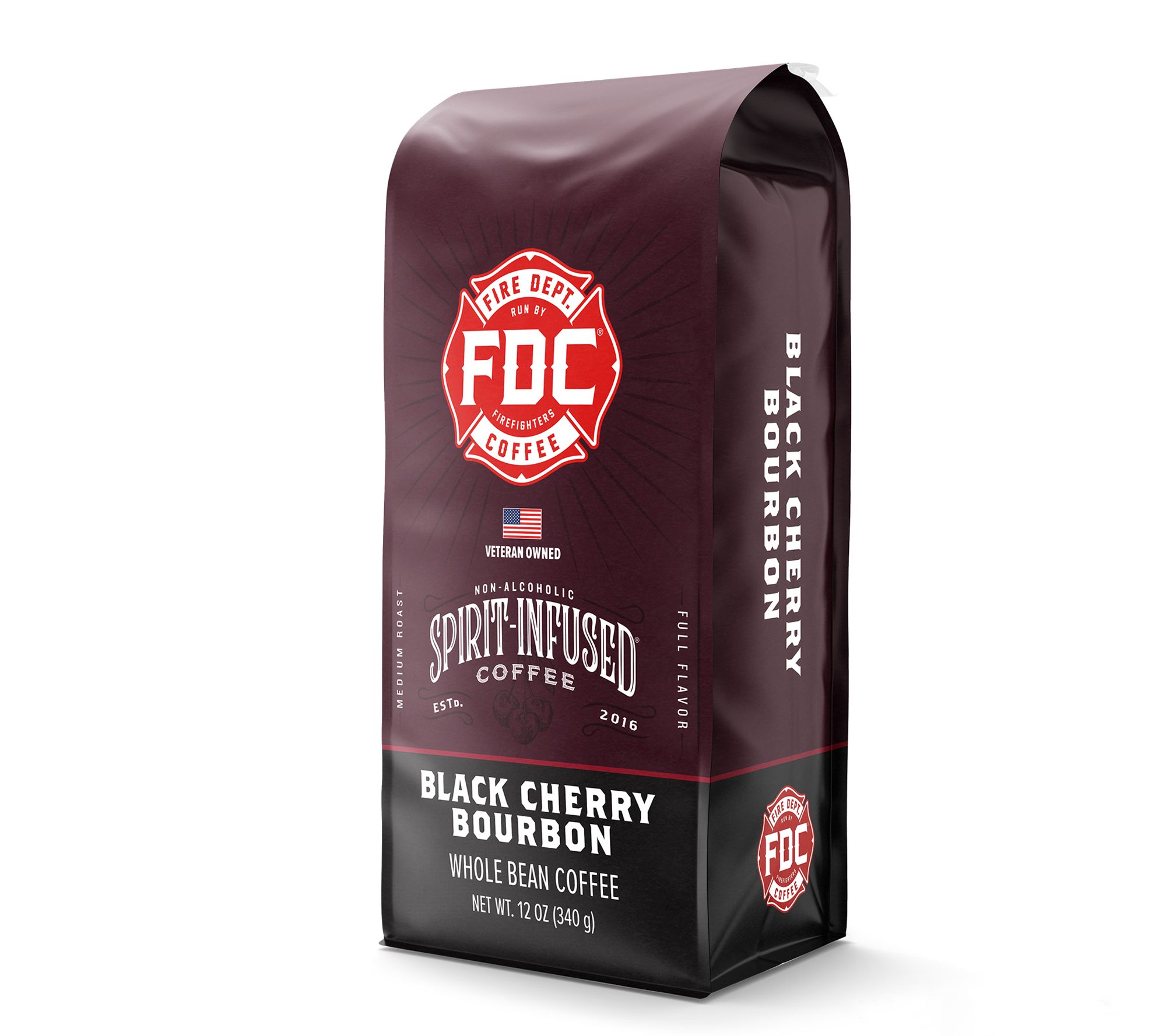 Fire Department Coffee 12-oz Black Cherry Bourbon Coffee