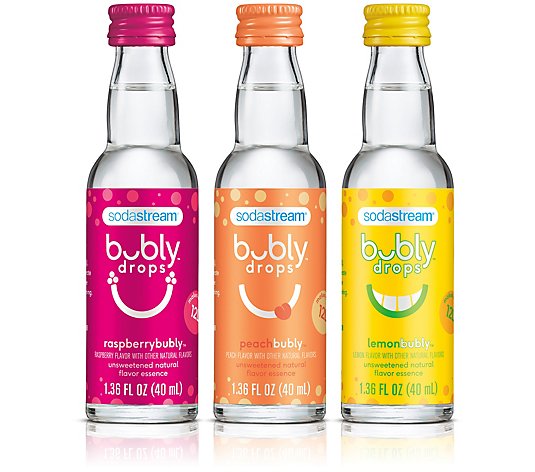 SodaStream Variety 3-Pack of Berry Peachy Bubly