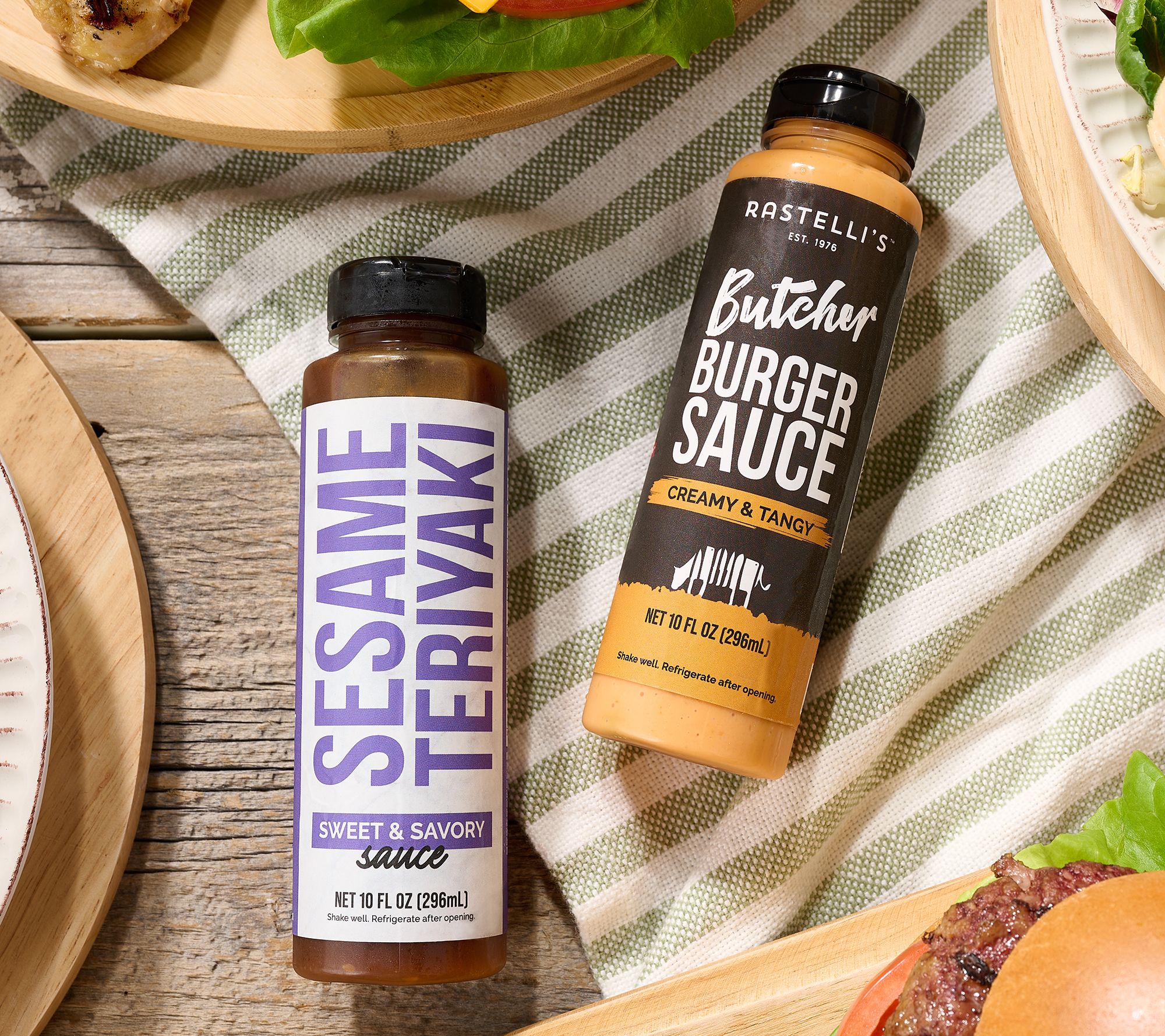 Rastelli's S/2 10-oz Sesame Teriyaki & Burger Sauce