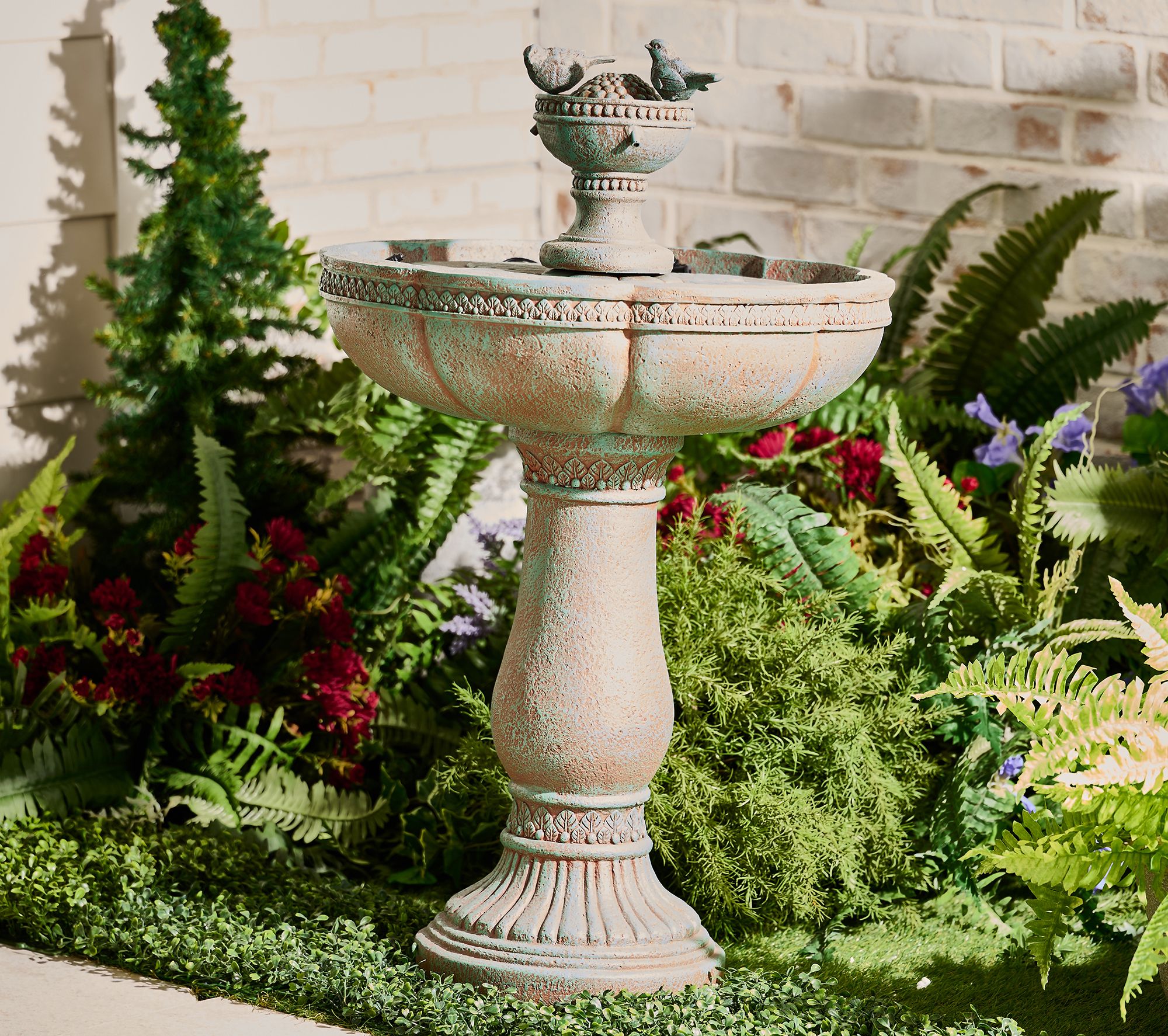  Bernini Ballare Dancing Waters Cordless Resin Outdoor Fountain - M95074