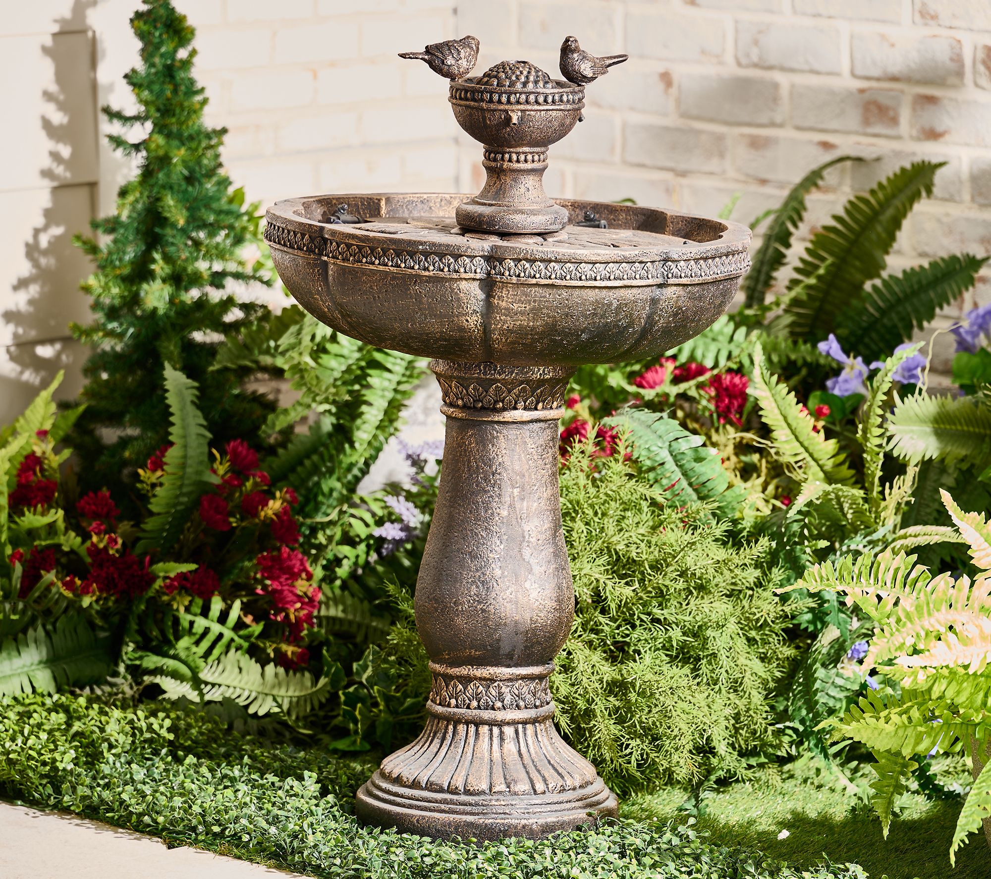 Bernini Ballare Dancing Waters Cordless Resin Outdoor Fountain