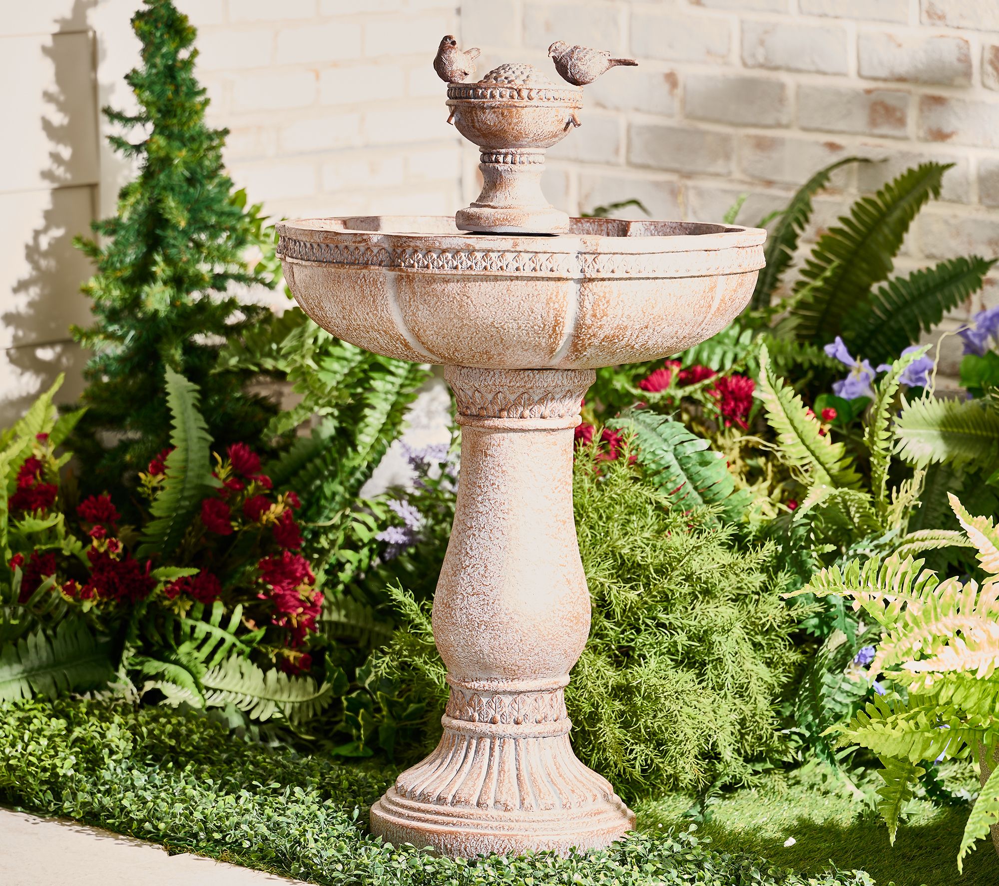 Bernini Ballare Dancing Waters Cordless Resin Outdoor Fountain