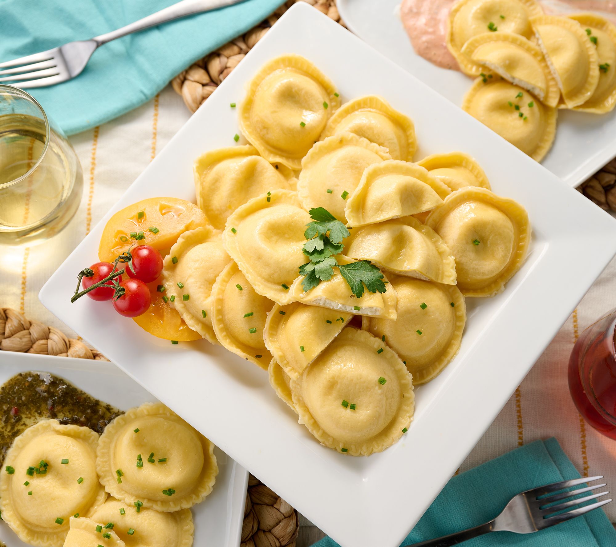 Sergio's 24-ct Burrata or Ricotta Cheese Ravioli Auto-Delivery