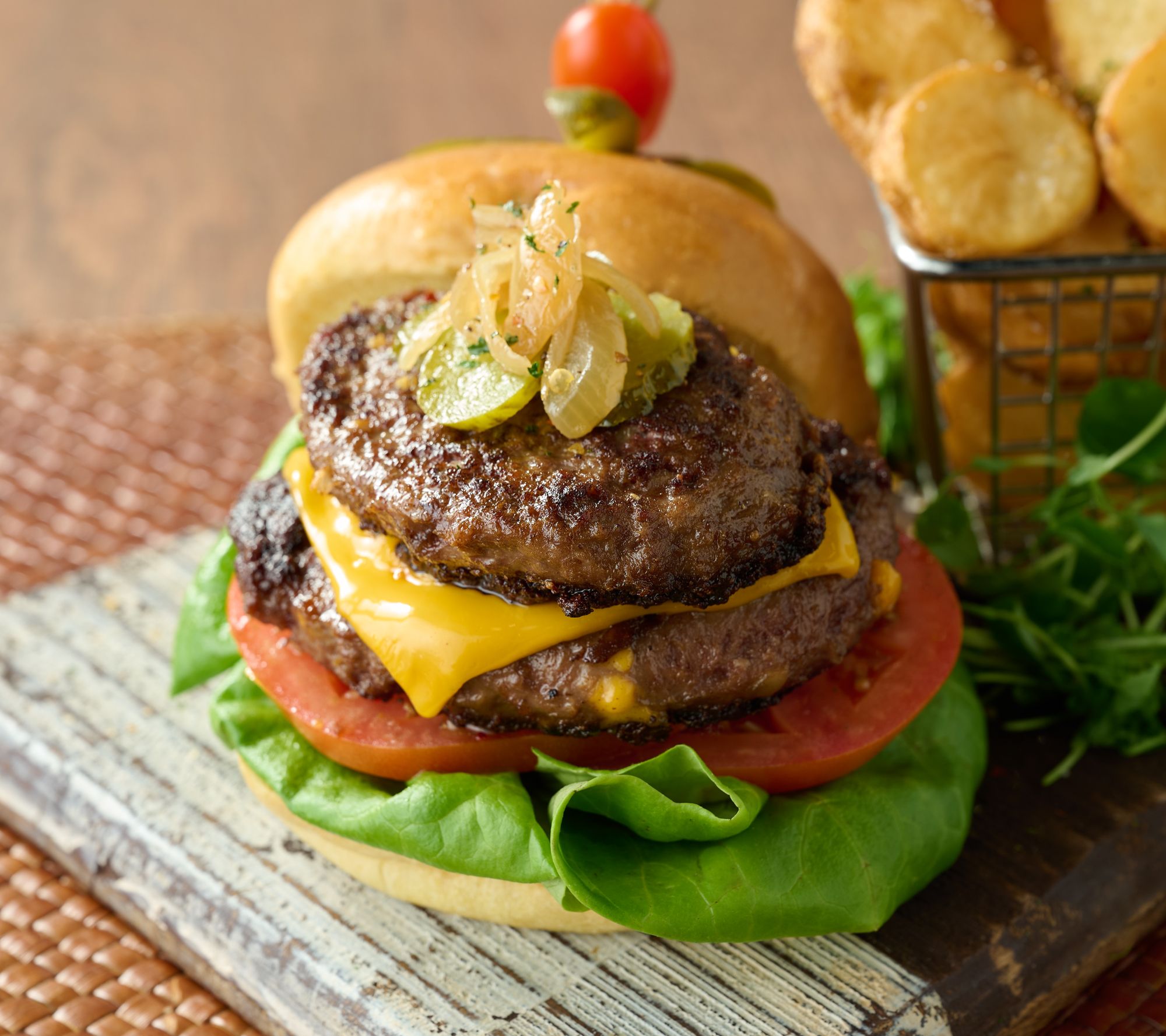 Kansas City Steak Co. (12) 4.5-oz Cheddar Bacon Steakburgers