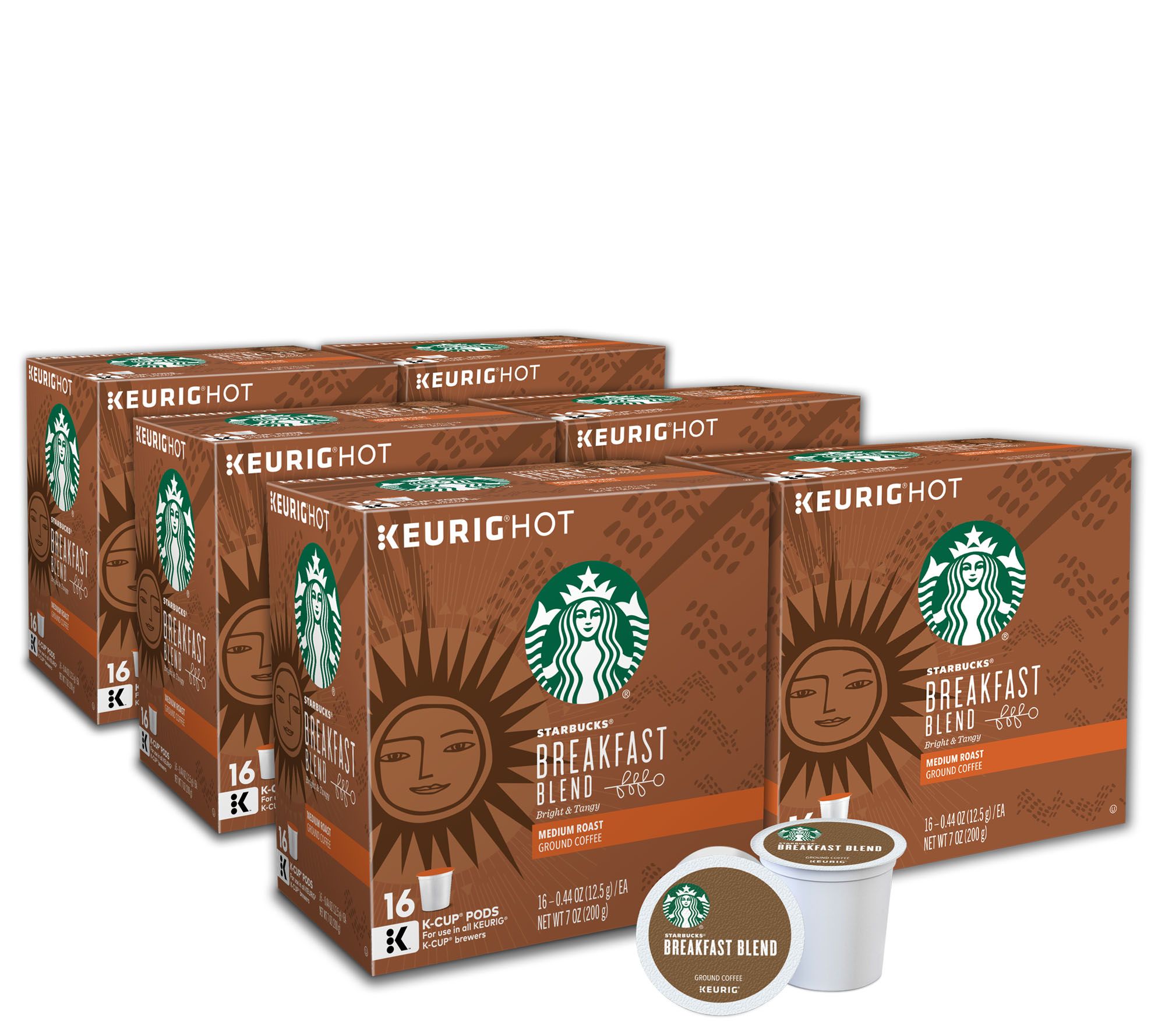 Keurig 96-ct Starbucks Breakfast Blend Coffee Pods - Page 1 — QVC.com