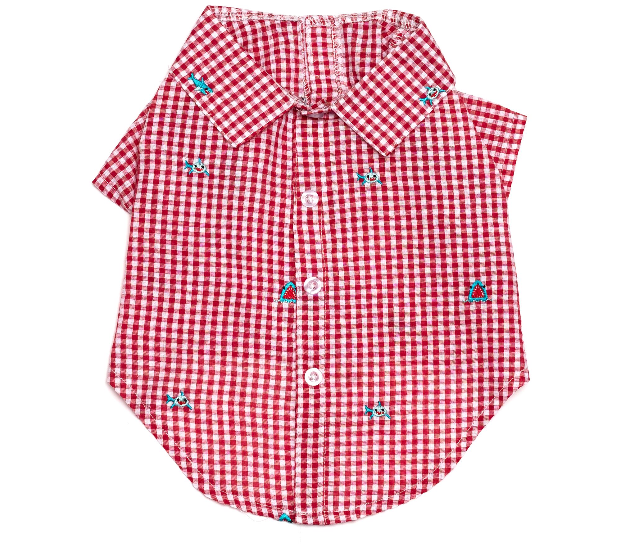 The Worthy Dog Gingham Chomp Shirt