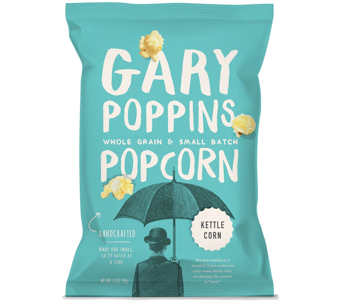 Gary Poppins (24) Kettle Corn Poprcorn Single Serve Bags