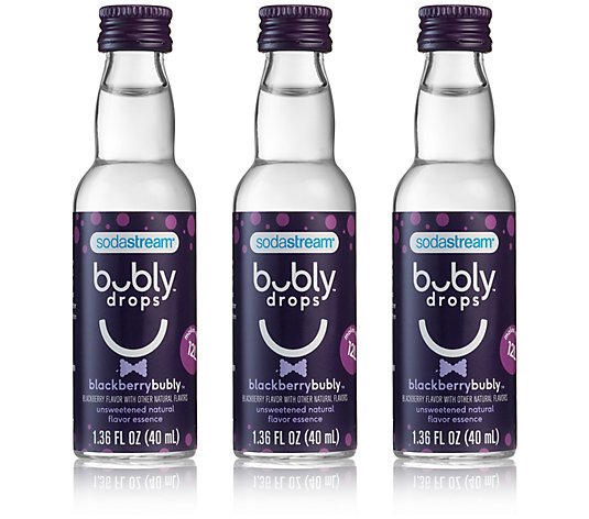 SodaStream 3-Pack Bubly Drops Blackberry