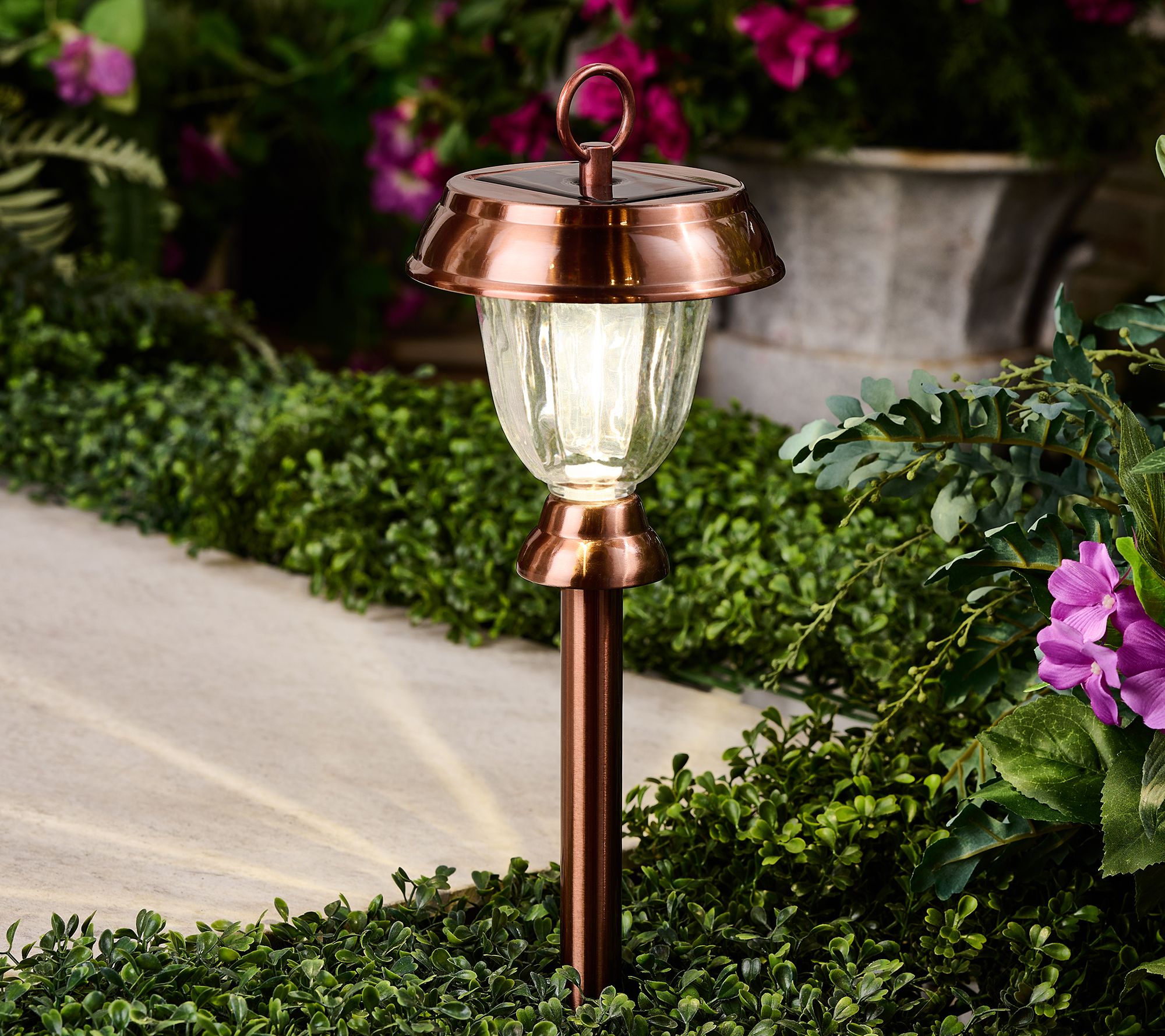 Energizer 8pc 3-in-1 Solar Pathway Lights with 360-degree Filament Bulb