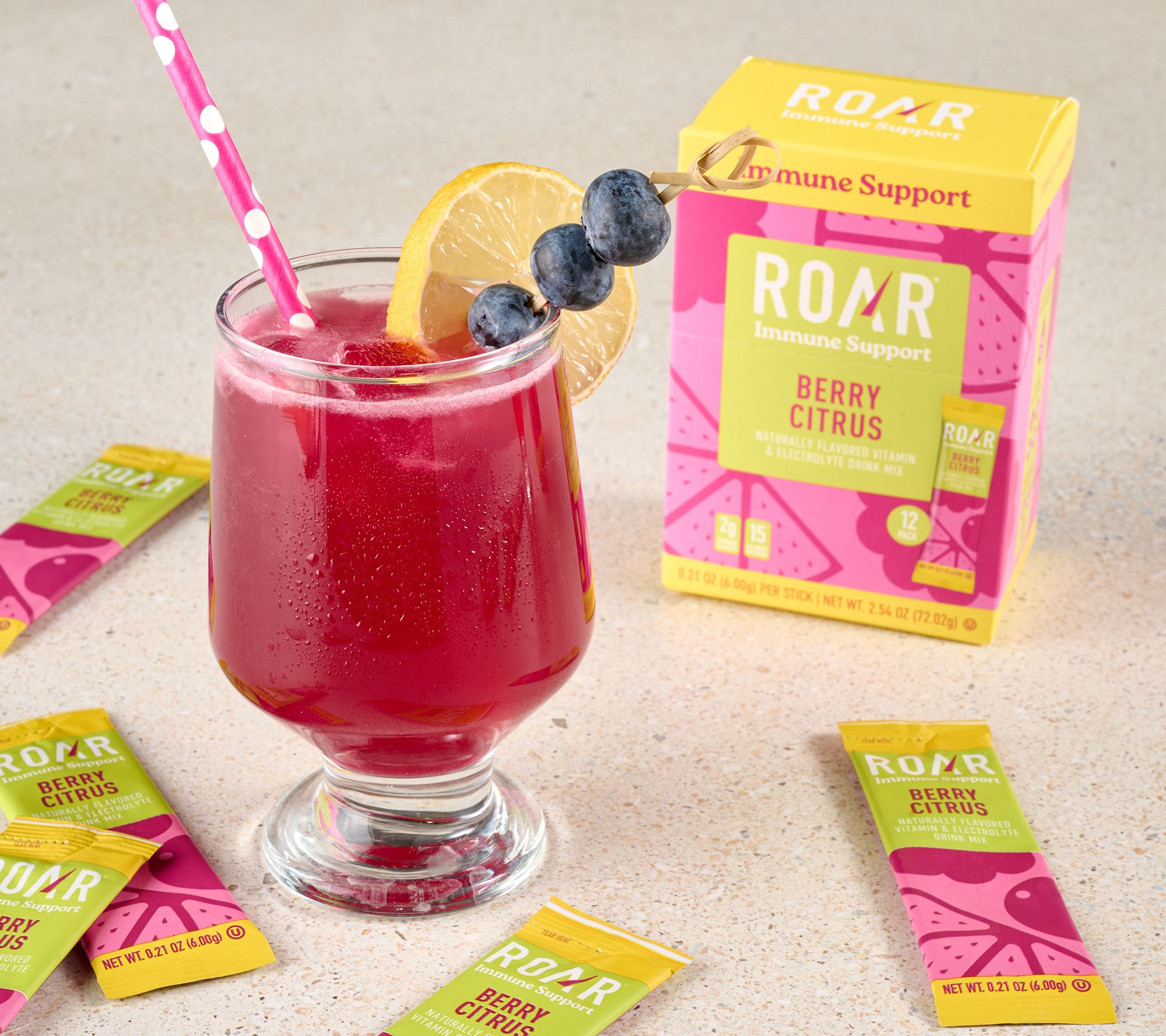 Roar Immune Support 24 Packets Drink Mix Auto-Delivery