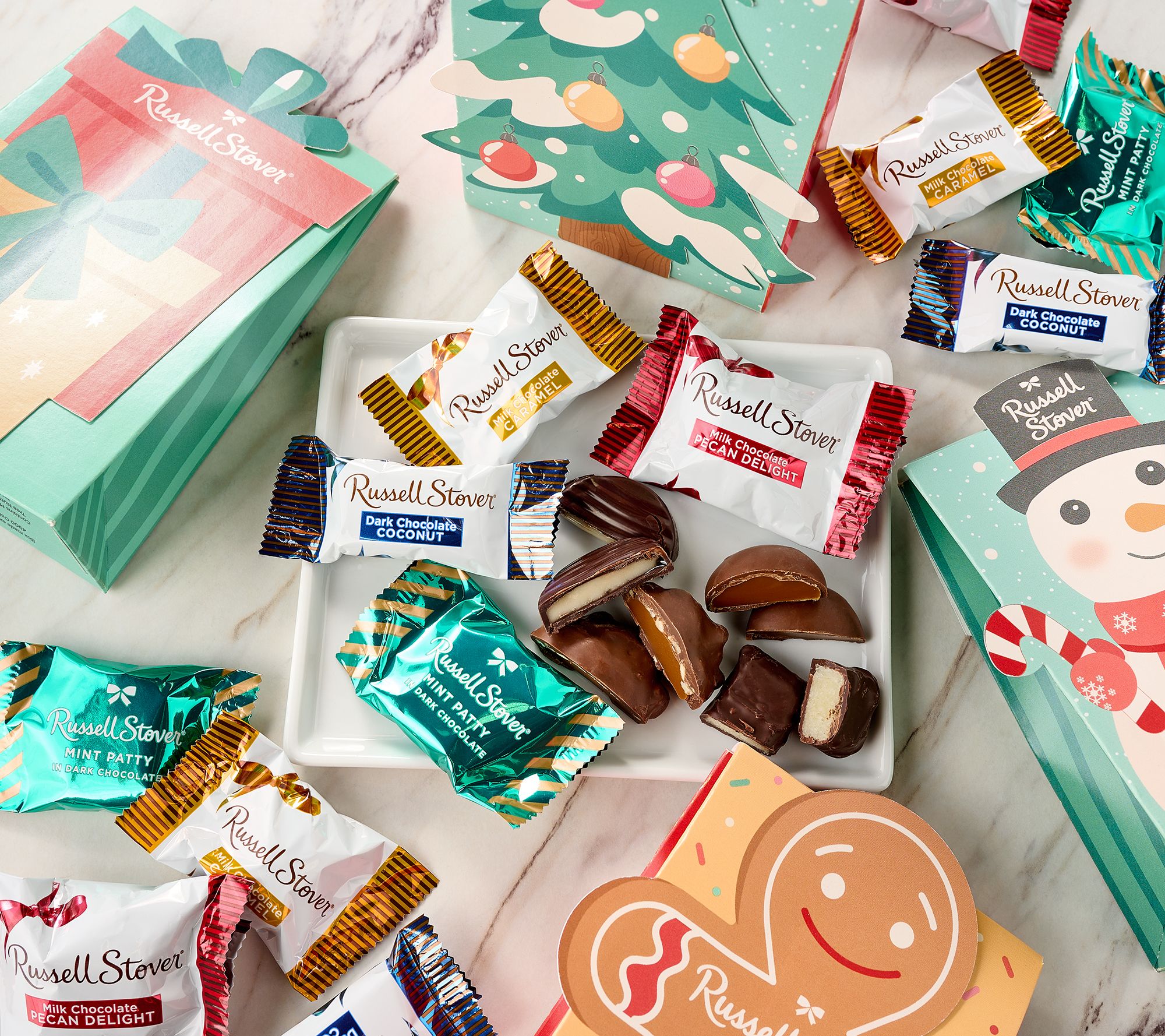 SH11/9 Russell Stover 56 Piece Chocolates With (8) Gift Boxes