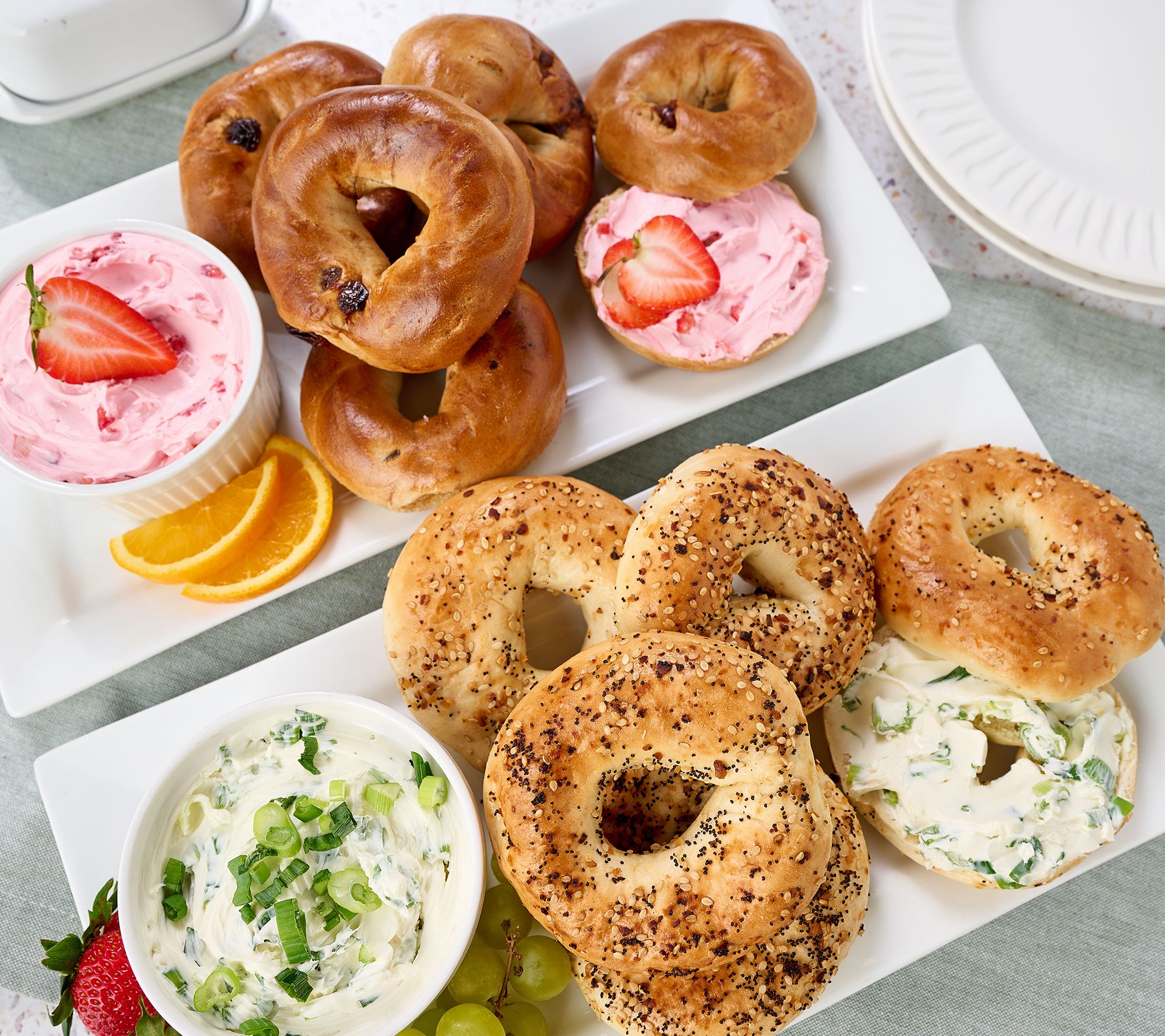 Just Bagels (24) 2oz NYC Mini Bagels In Choice of Flavors