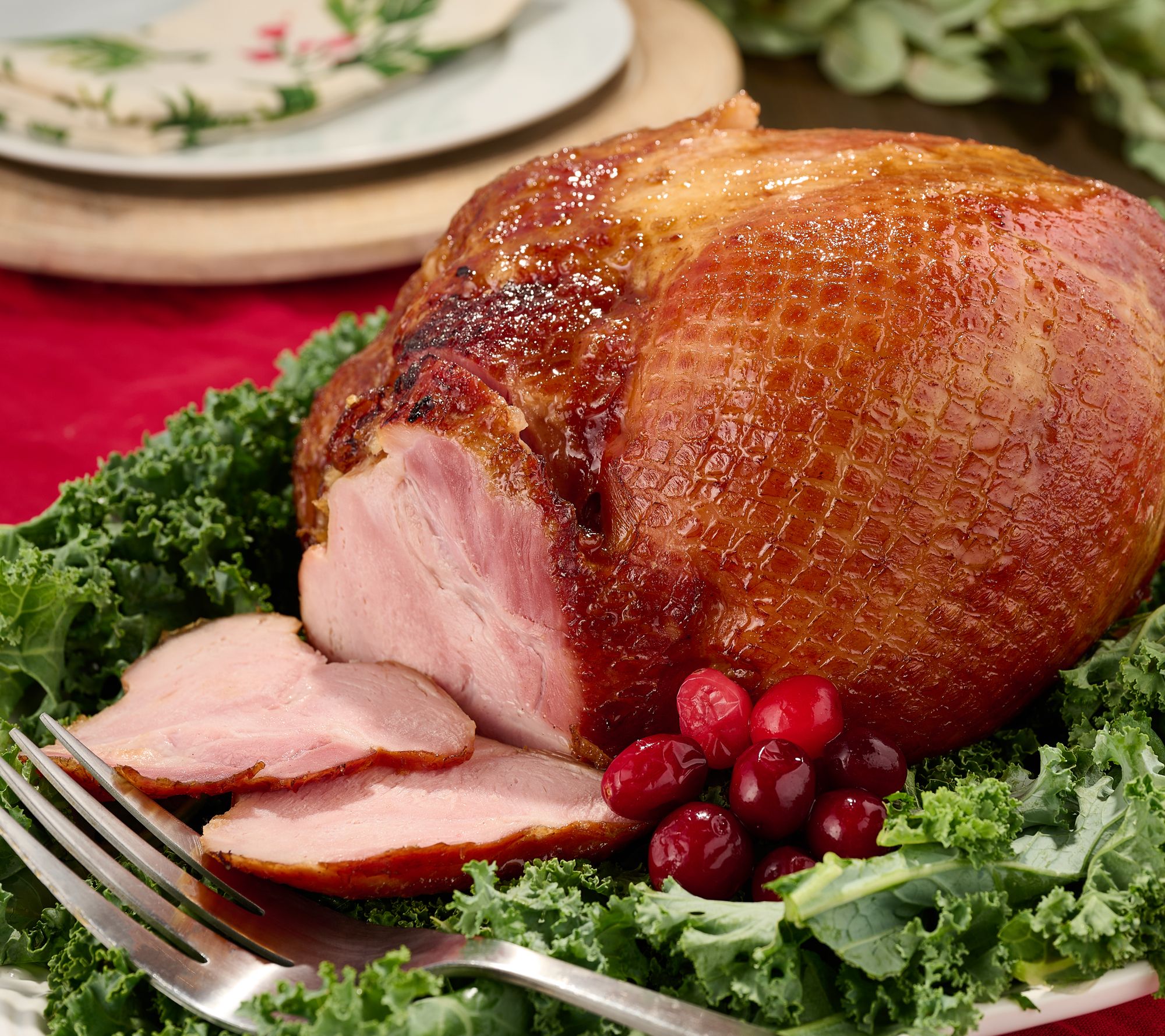 Kansas City Steak Co. 5-6 lb. Bone-In Ham with Glaze