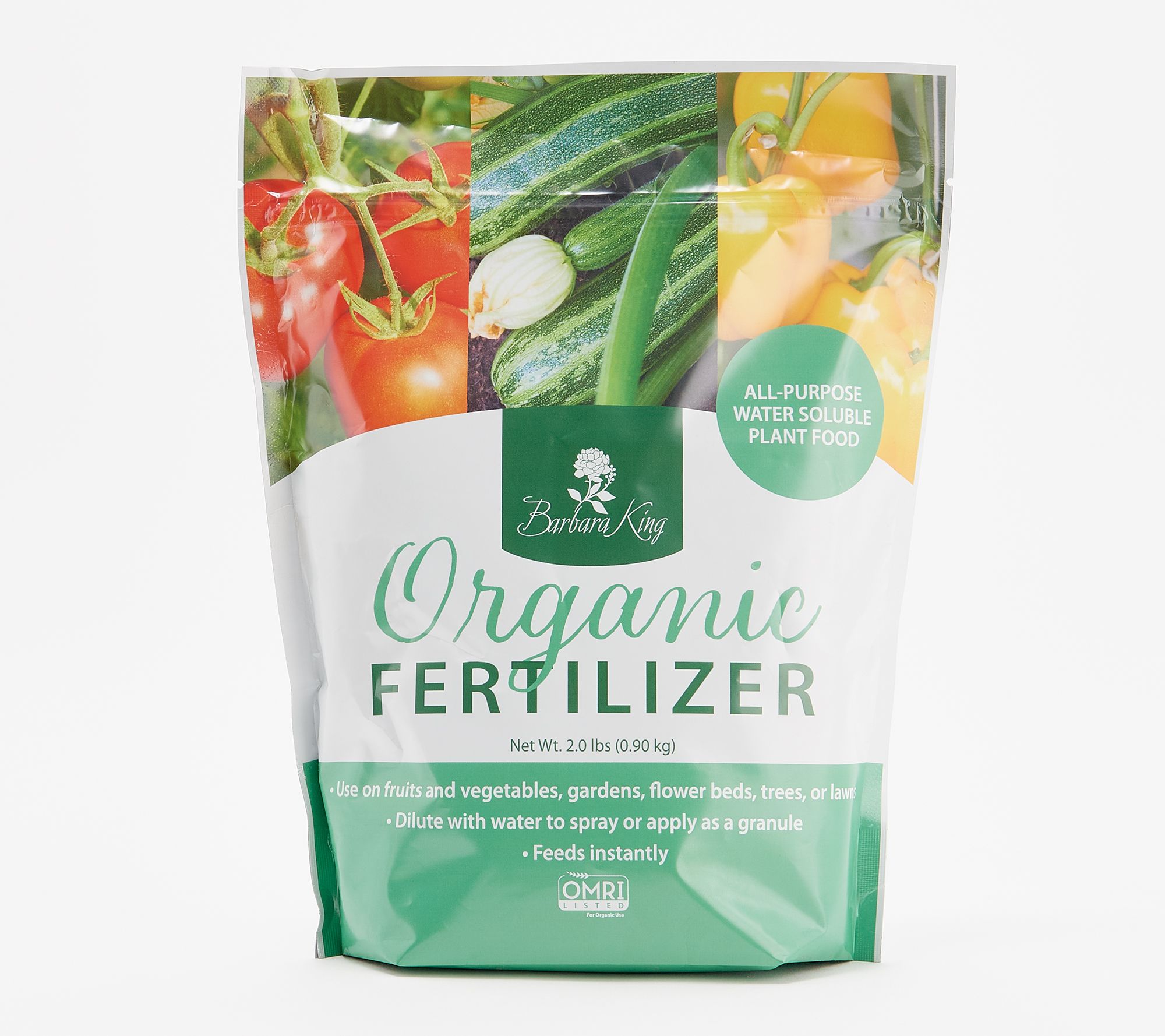 Barbara King 2-lb Organic Plant Food Fast Acting Fertilizer - QVC.com