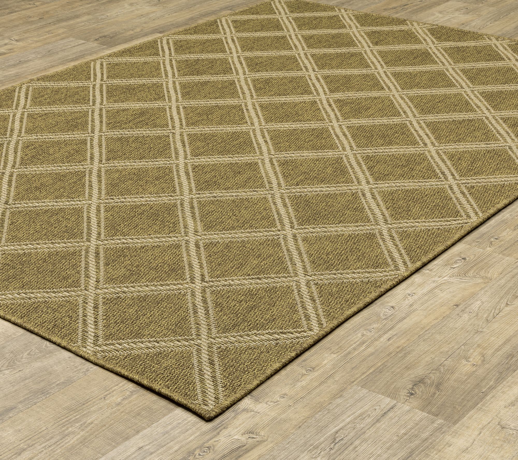 Veranda Living 7' x 10' Lattice Sisal Indoor/Outdoor Rug