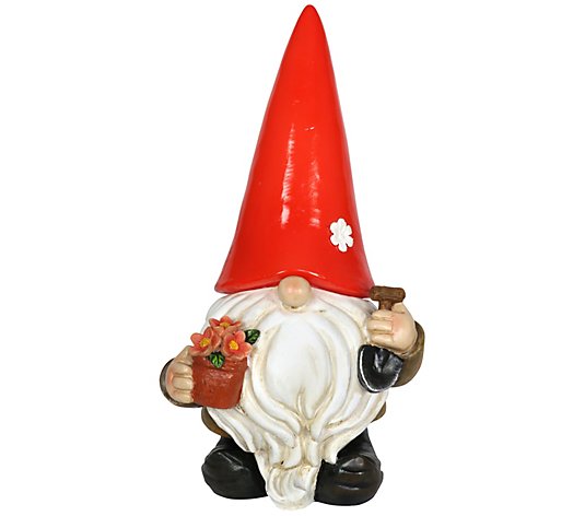 Exhart Solar Red Hat Gnome Statuary